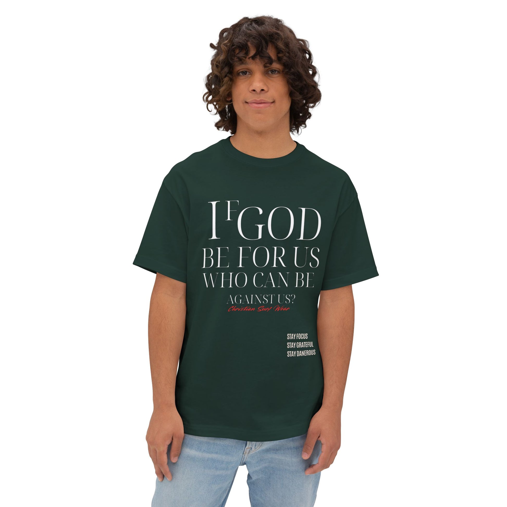 Unisex Oversized CHRISTIAN SURF WEAR™ “The Anthem of Praise Tee” “If God be for us, who can be against us?” Inspirational Oversized Top, Casual Christian Wear, Bible Verse Apparel, Unisex [...]