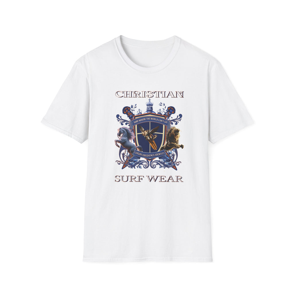 Christian Surf Wear Graphic Royalty T-Shirt, Unisex Summer Tee, Beach Apparel, Gift for Surfers, Casual Graphic Tee, Cool Vacation Clothing