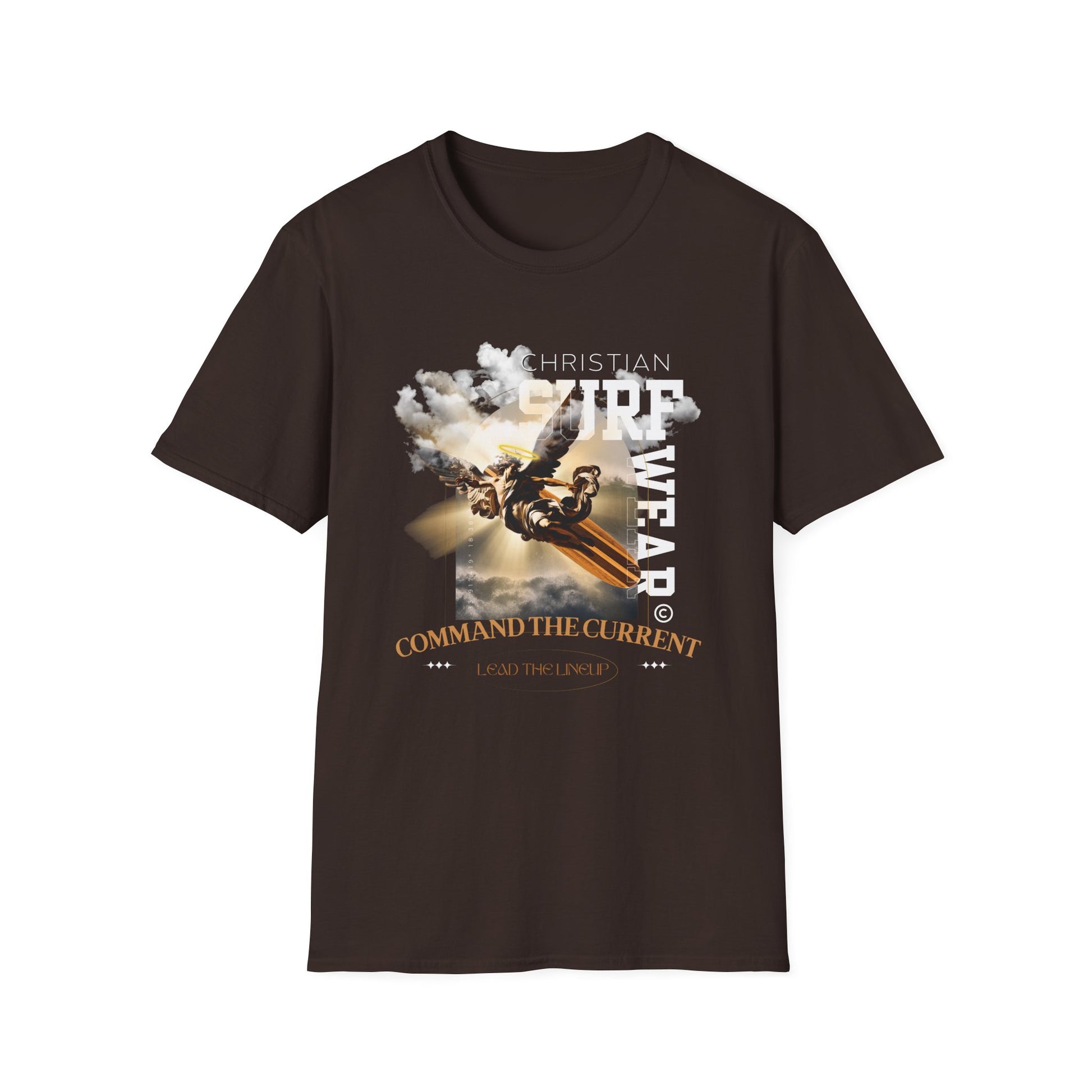 Surf Wear Angle Riding a Surfboard Graphic Vintage Surf Unisex T-Shirt, Beachwear, Summer Casual Tee, Gift for Surfers, Retro Aesthetic T-Shirt