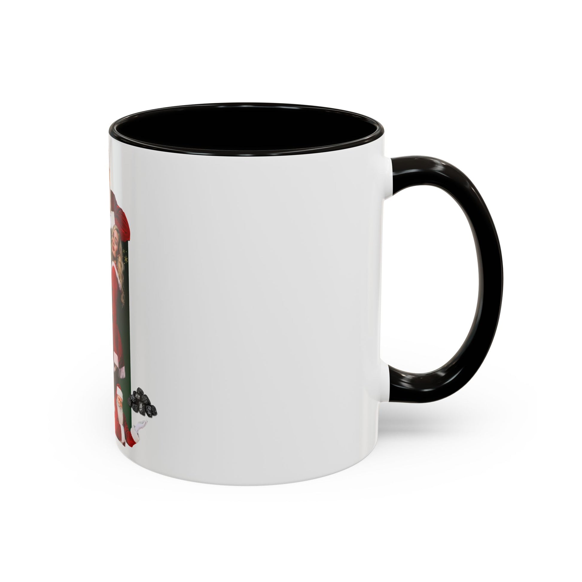 Christmas Santa & Sexy Mrs. Claus Coffee Mug (11oz/15oz) - 'Merry Christmas' Holiday Gift
