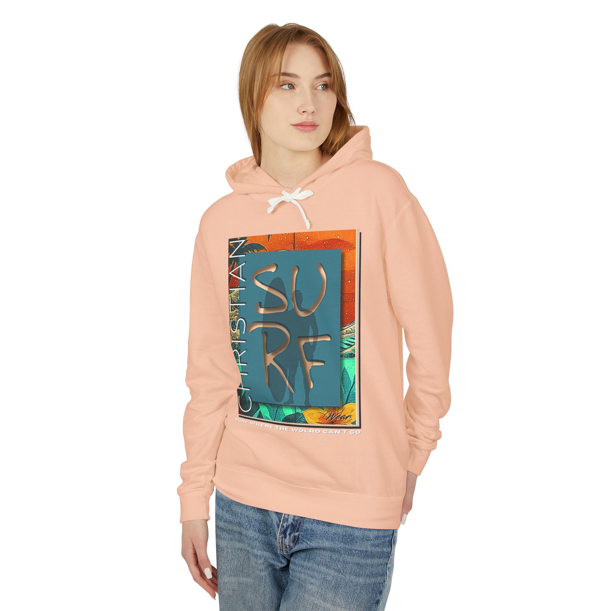 Christian Surf Wear-HERITAGE™ Oversized Print Hoodie — The Mantle of Love