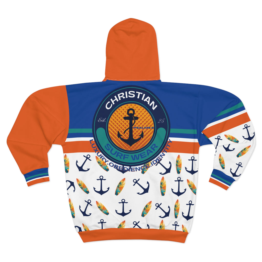 Christian Anchor Surf Zip Hoodie