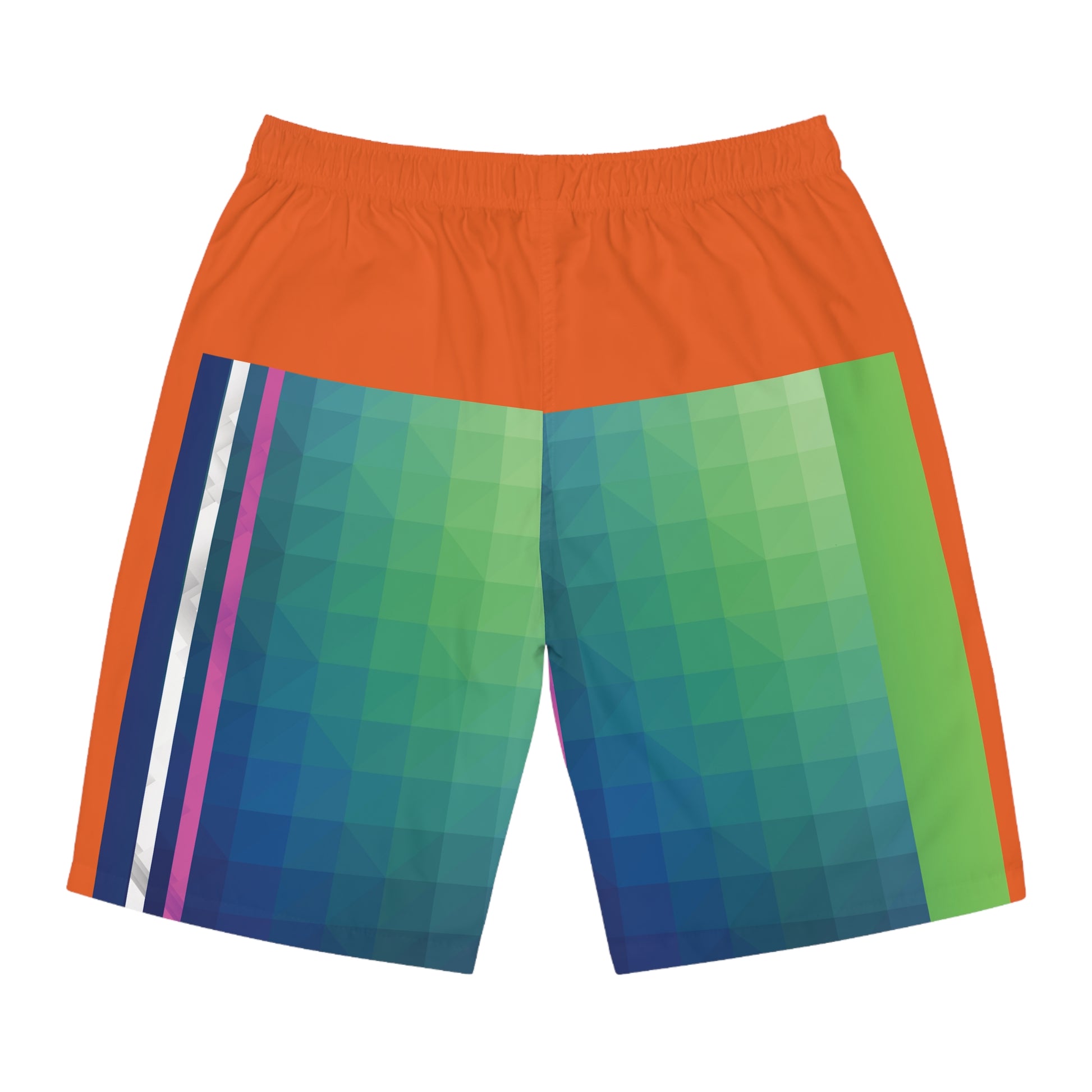 Surf Wear Men Vibrant Surfboard Shorts - Perfect for Beach Days, Summer Fun, Pool Parties, Board Sports, Vacation Essentials, Surf Lovers