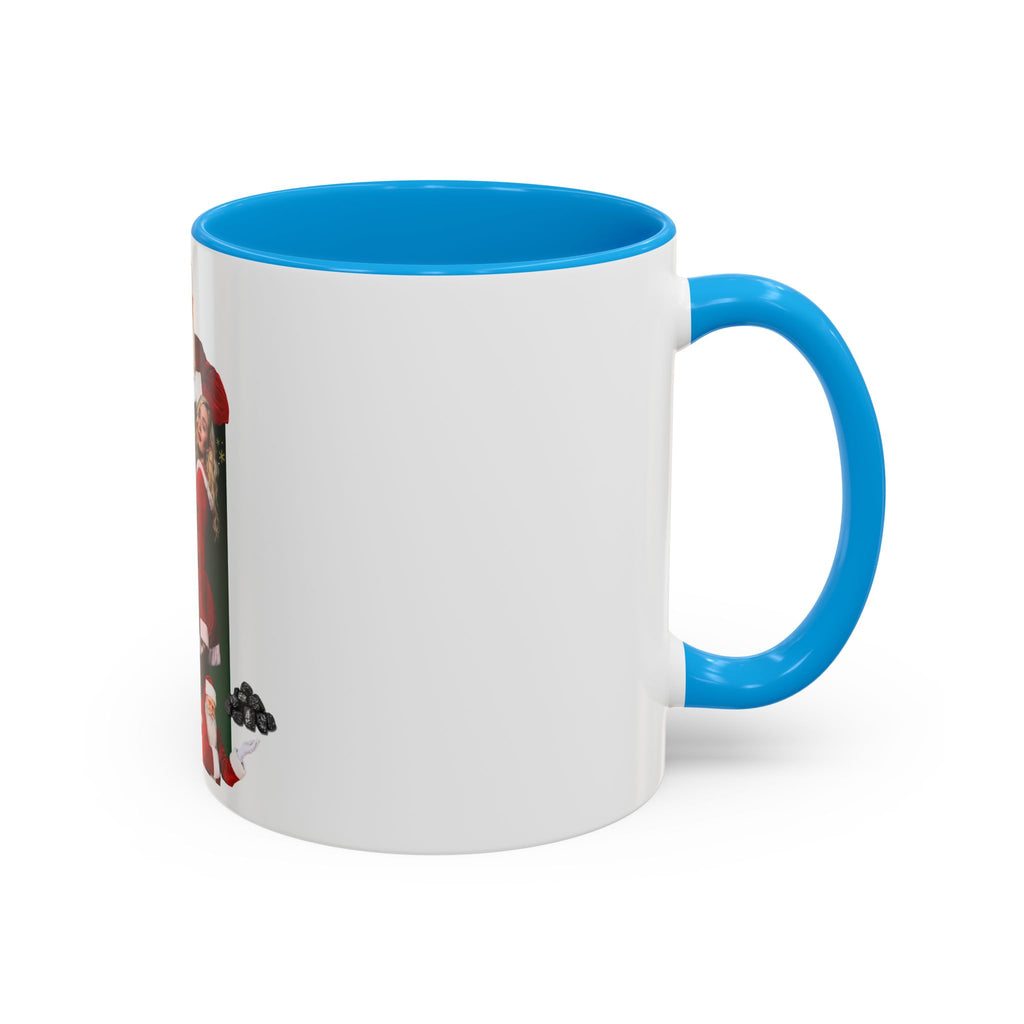 Christmas Santa & Sexy Mrs. Claus Coffee Mug (11oz/15oz) - 'Merry Christmas' Holiday Gift