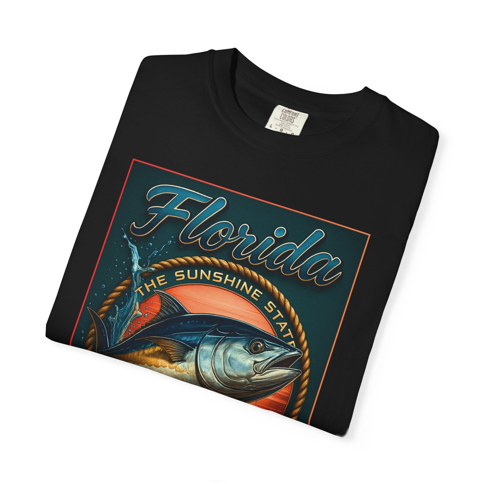 Florida Tuna Vintage Surf Tee, Dominion Waters Edition, Unisex Shirt for Surfers and Kingdom-minded Adventurers, Genesis 1:28 Graphic Tee,