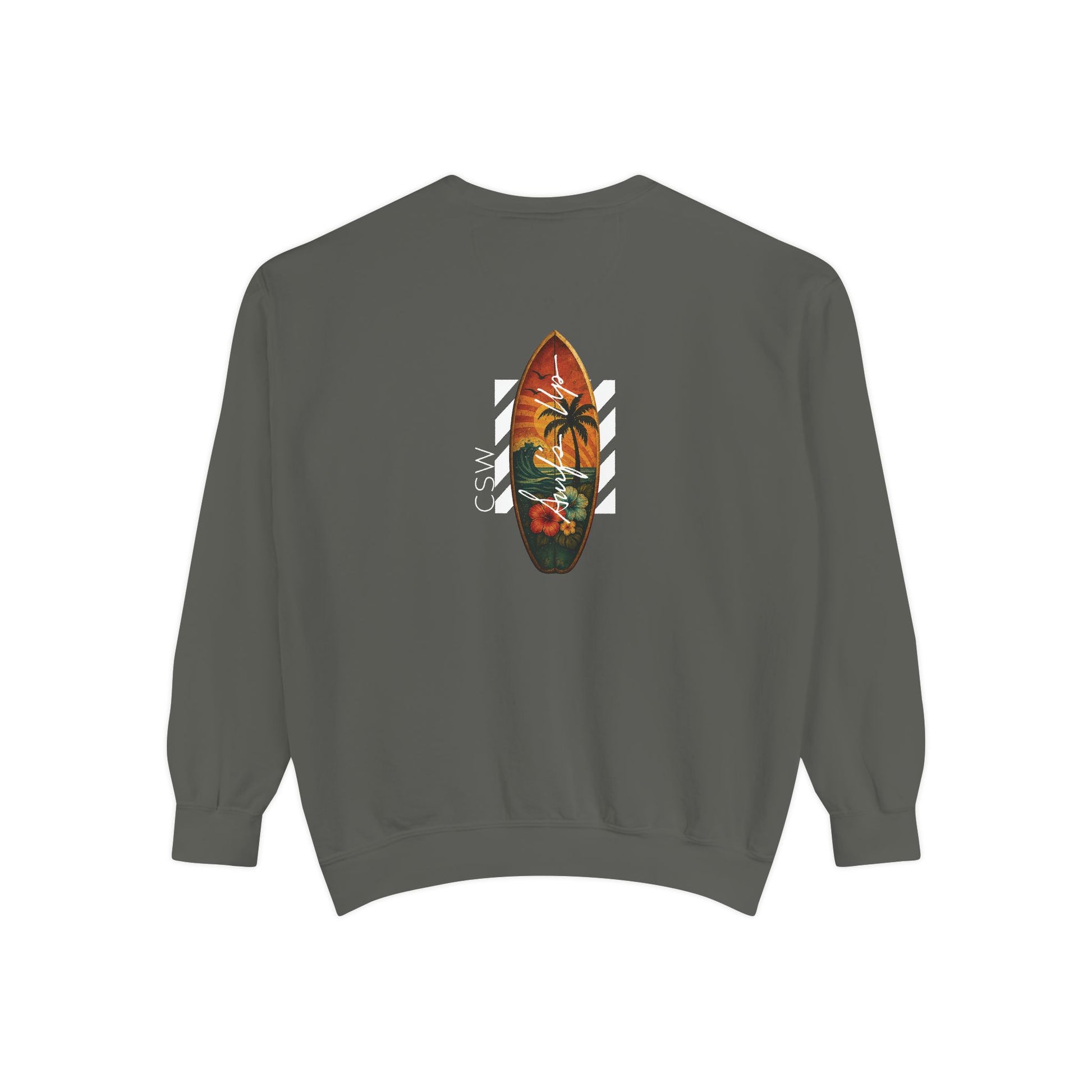 Sunshine Christian Surf Wear Sweatshirt | Unisex Garment-Dyed Pullover for Beach Vibes, Casual Wear, Surfing, Gift for Him/Her, Summer Style