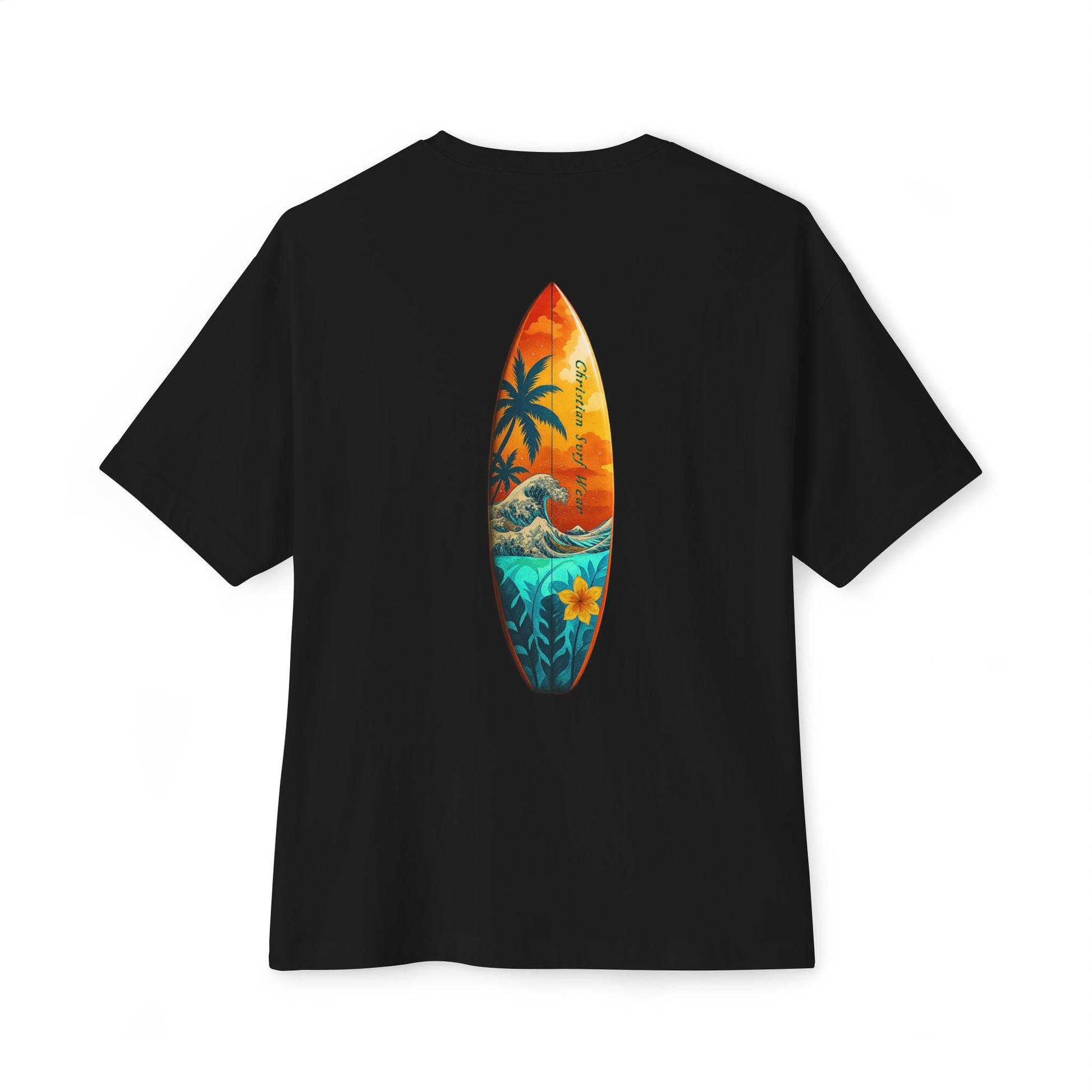 Beach Vibe Oversized Tee, Unisex Summer Shirt, Surfing Tee, Relaxed Fit T-Shirt, Casual Beachwear, Fun Graphic Tee