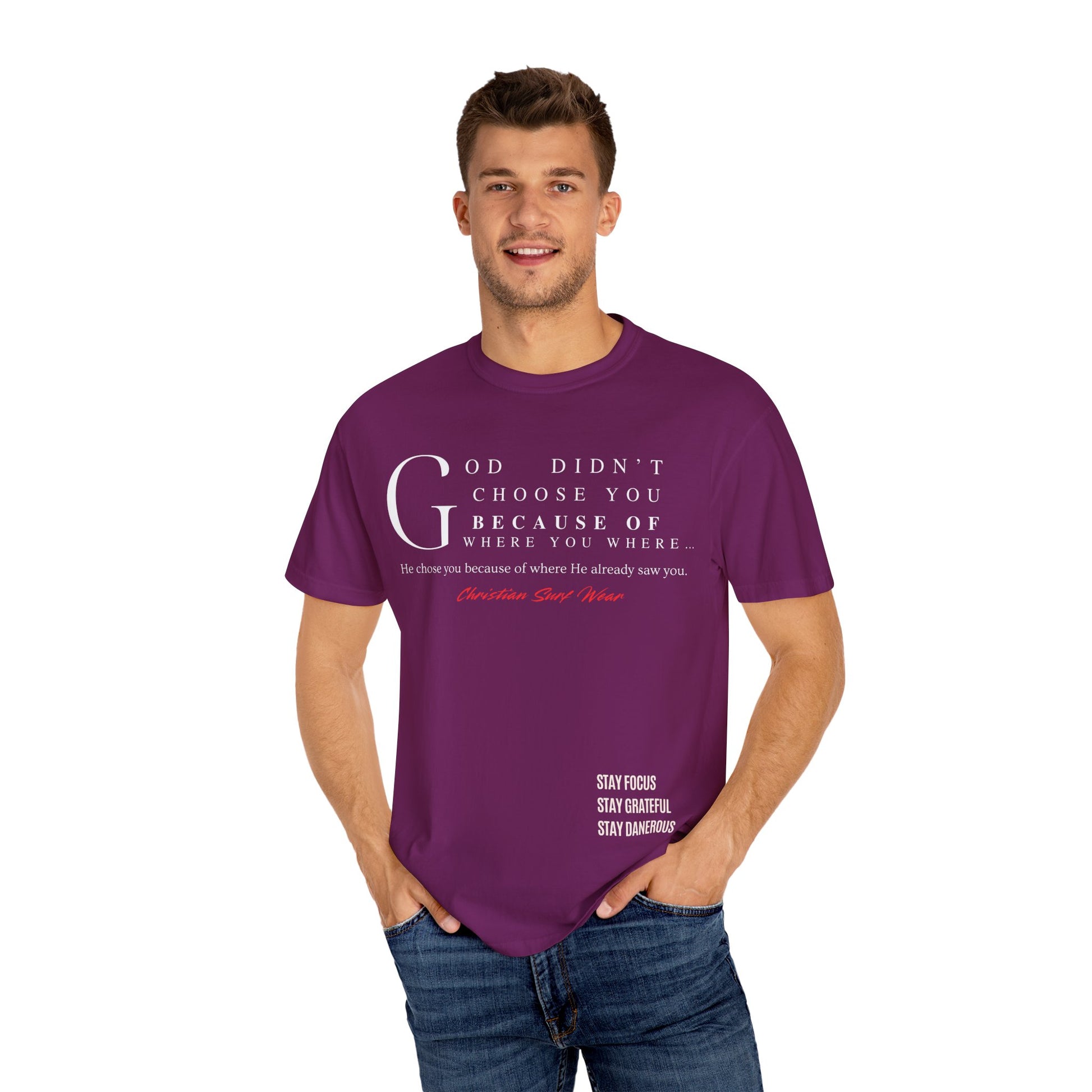 “Already Chosen” | Prophetic Surf Tee by Christian Surf Wear