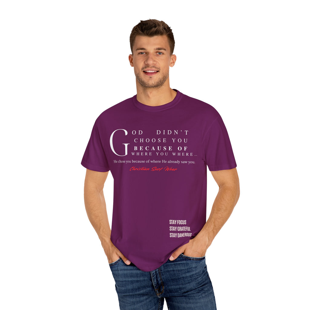 “Already Chosen” | Prophetic Surf Tee by Christian Surf Wear