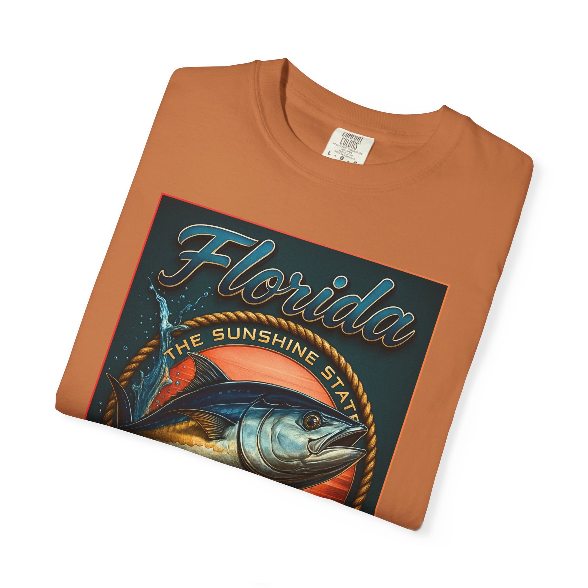 Florida Tuna Vintage Surf Tee, Dominion Waters Edition, Unisex Shirt for Surfers and Kingdom-minded Adventurers, Genesis 1:28 Graphic Tee,