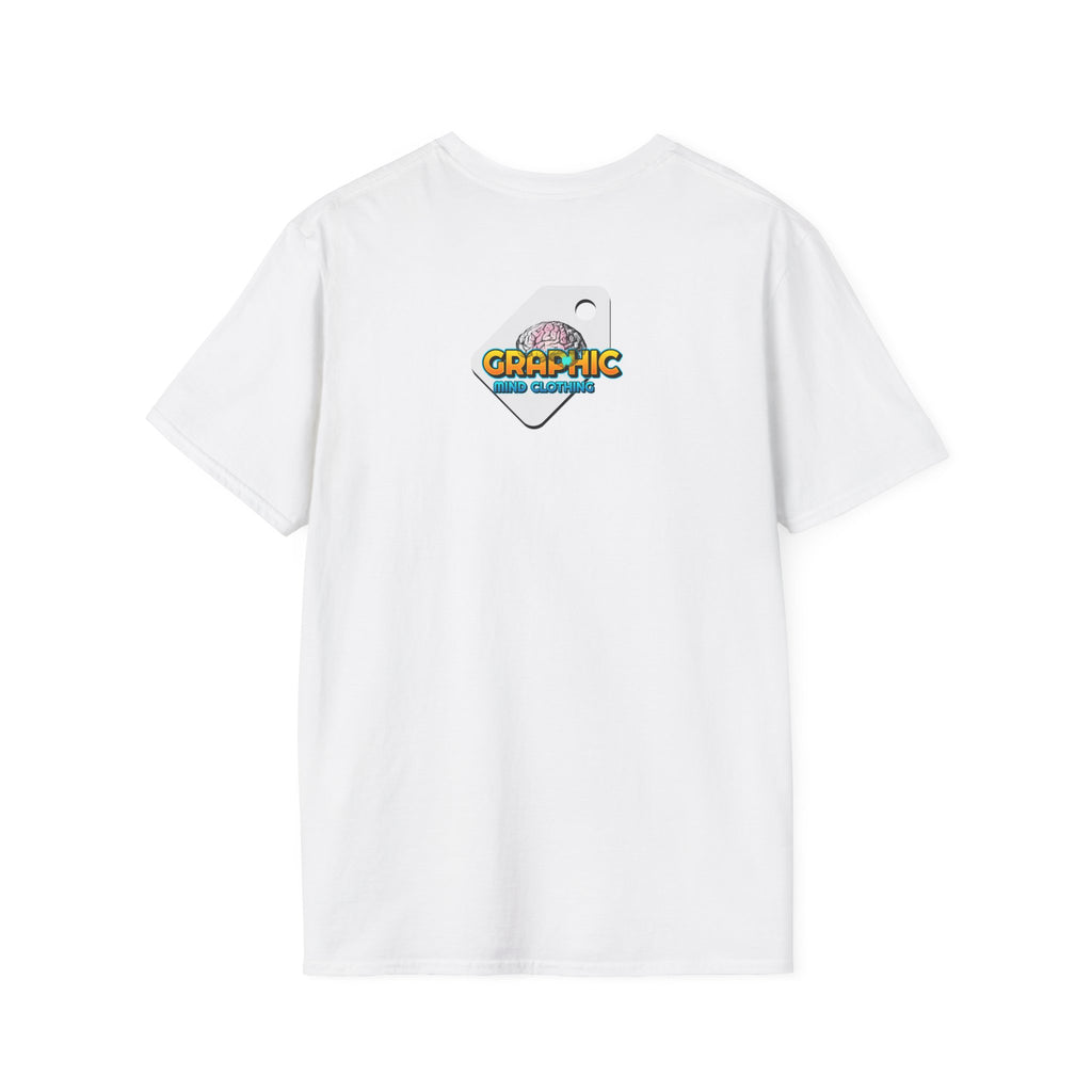 Pure White Kingdom Confidence Graphic Gold Happy Face Emoji Unisex T-Shirt: You Can’t Stop My Shine Tee, With GOD On My Side, Premium Casual-Tee