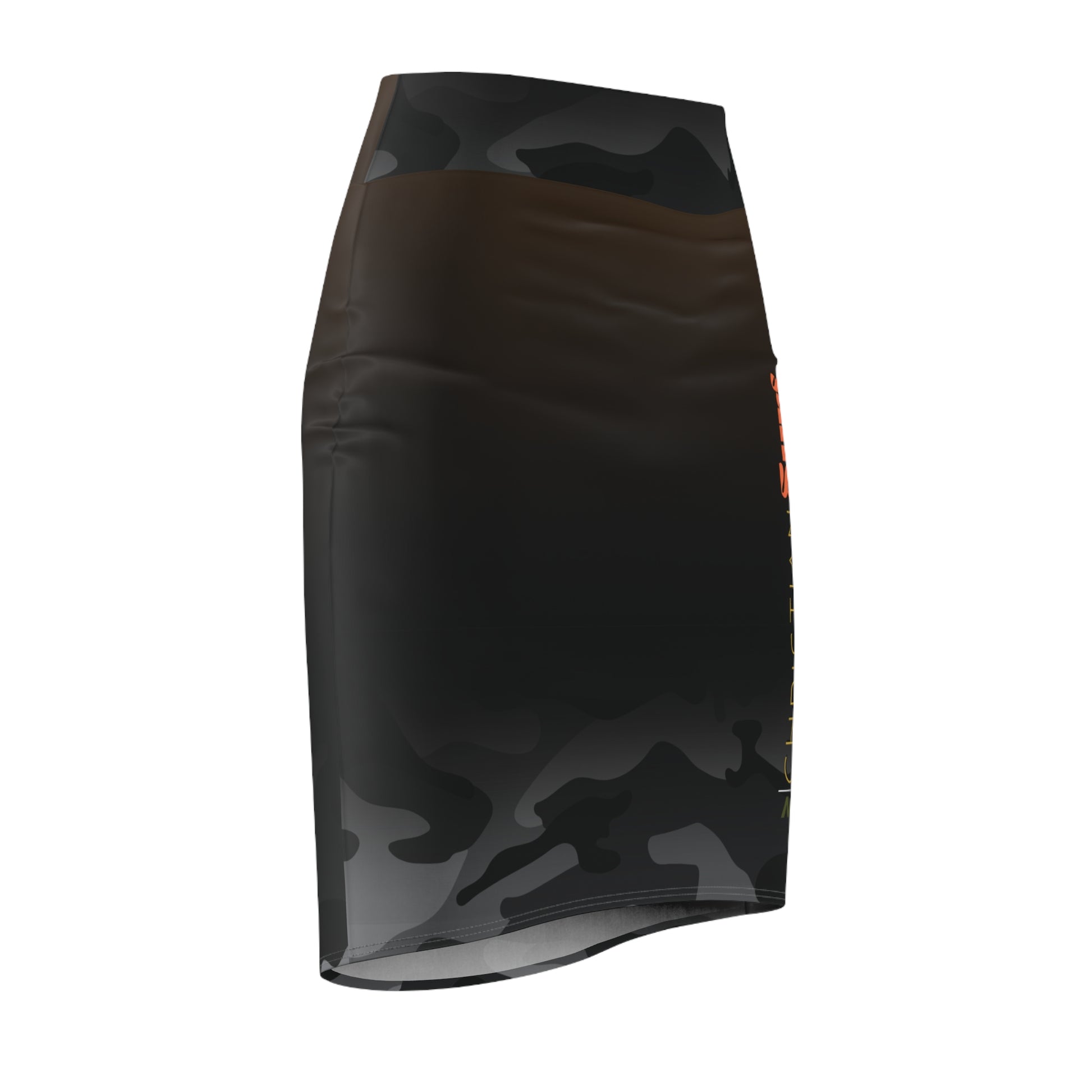 CSW|Christian Surf Wear Typography Graphic Pencil Skirt