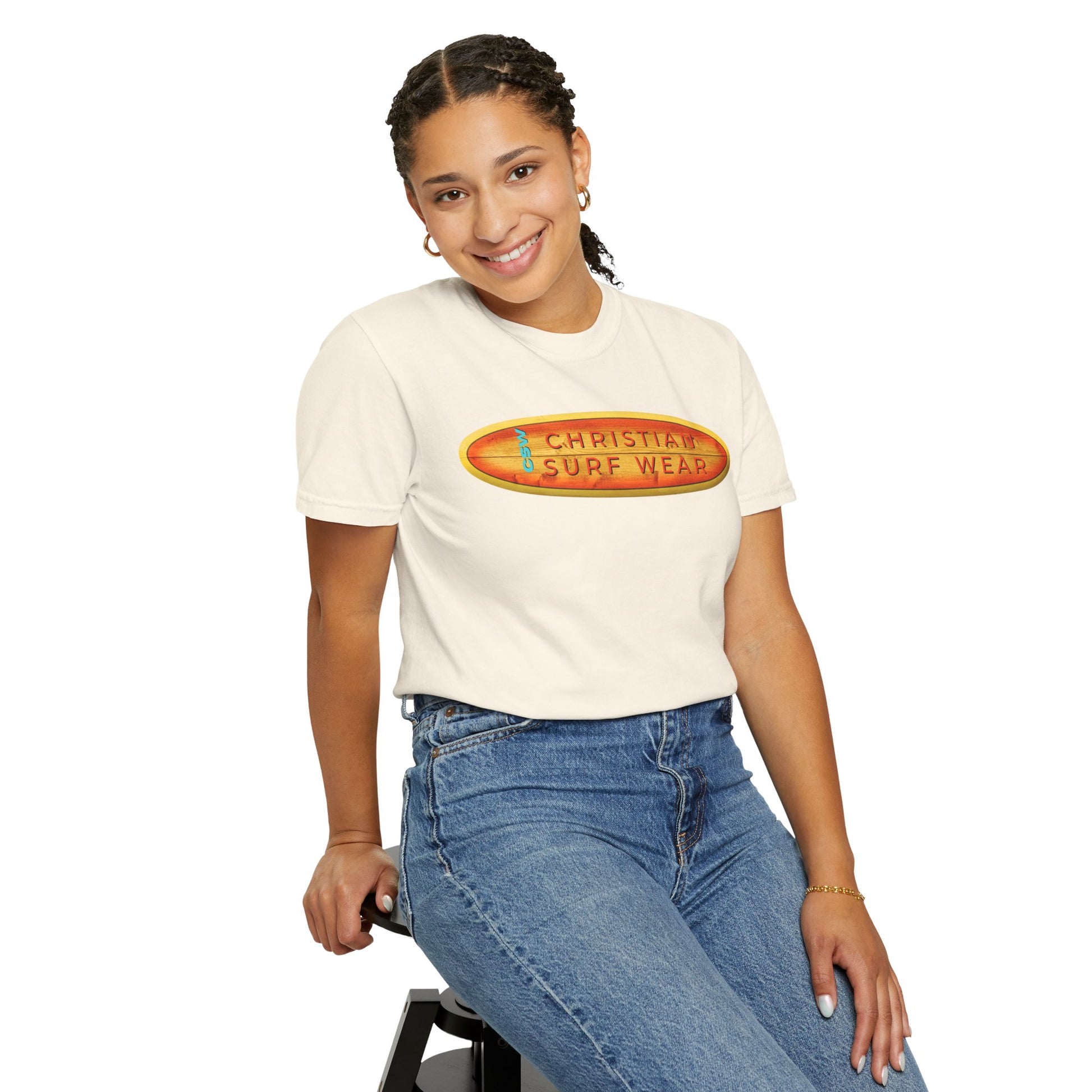Protected Lamb Vintage Beach Vibe Unisex T-shirt - Christian Surf Wear Panama City Beach Design