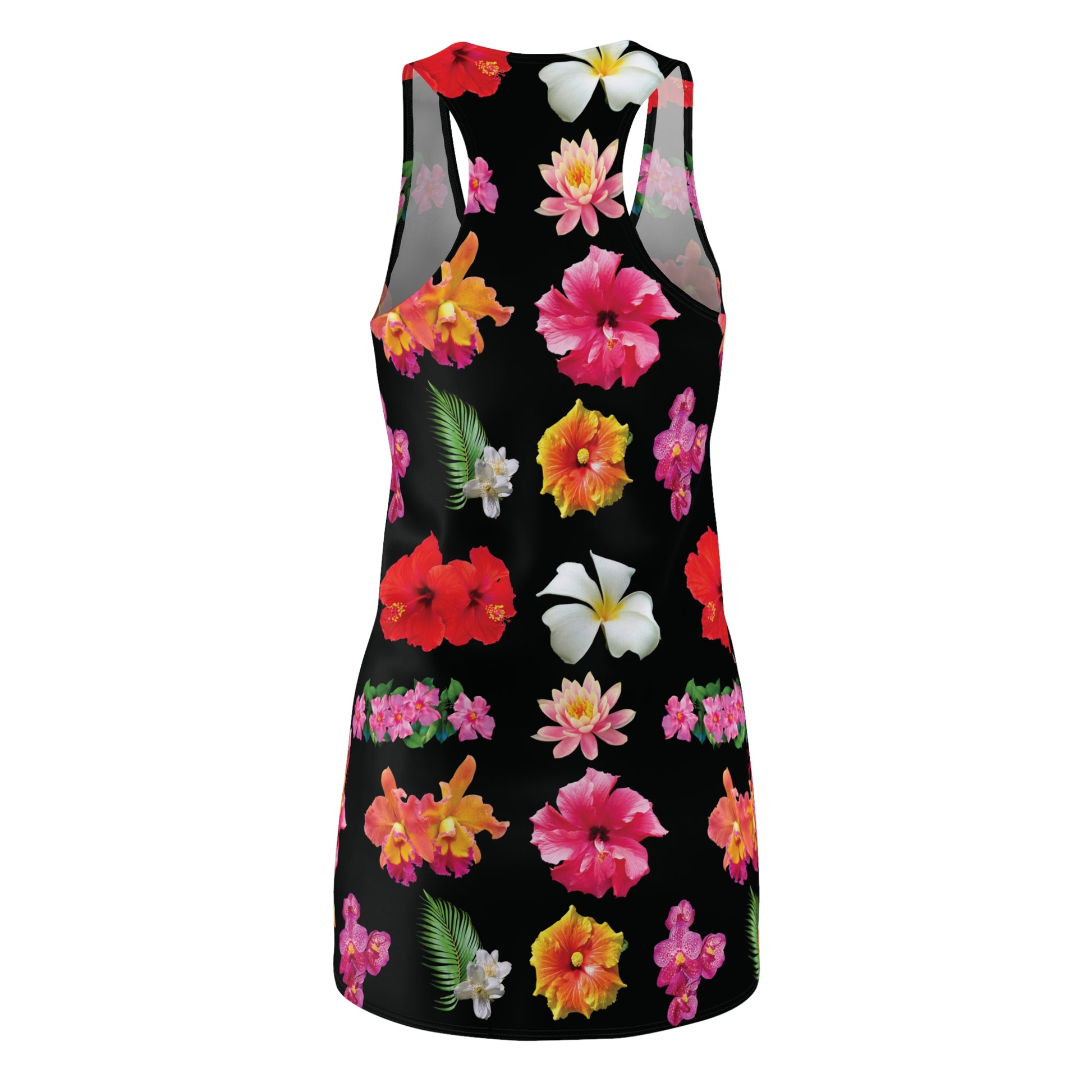 Christian Surf Wear Floral Racerback Cover Up  Dress for Summer Style | Women's Sleeveless Dress, Beachwear, Vacation Outfit, Party Dress, Casual Summer Style