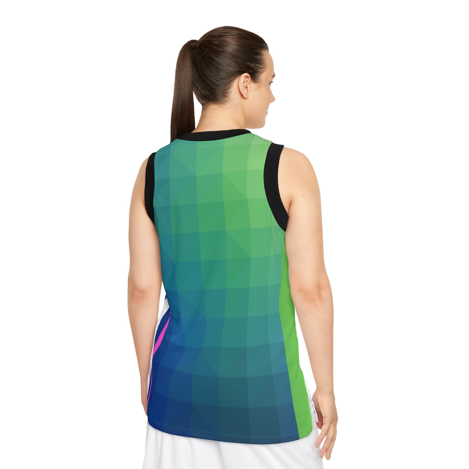 Christian Surf Wear Colorful Unisex Basketball Jersey - Perfect for Athletes, Sports Events, Summer Activities, Gym Wear, Team Spirit