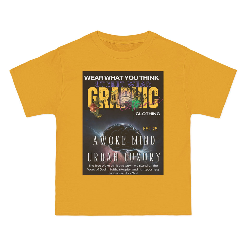 Urban Luxury Graphic Mind Clothing Tee - Woke Mind T-Shirt, Inspirational Apparel, Motivational Gift, Casual Streetwear