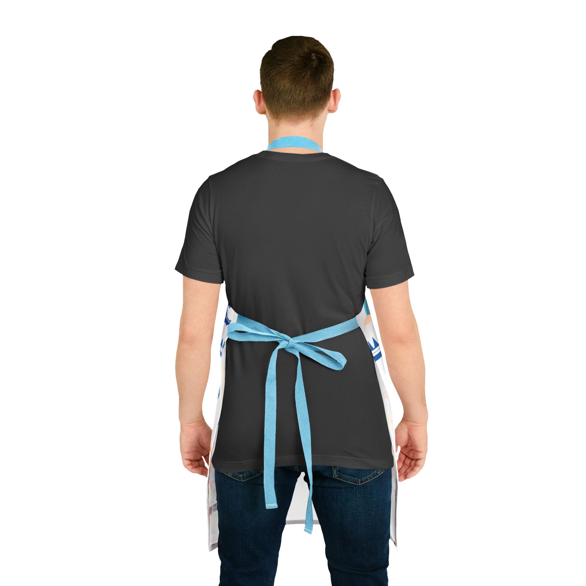 Christian Surf Wear Fun Colorful Beach-Themed Apron,Straps  come in different Colors get them all Fun Cooking Apron, Summer BBQ Gift, Unique Kitchen Accessory, Great for Grilling or Baking