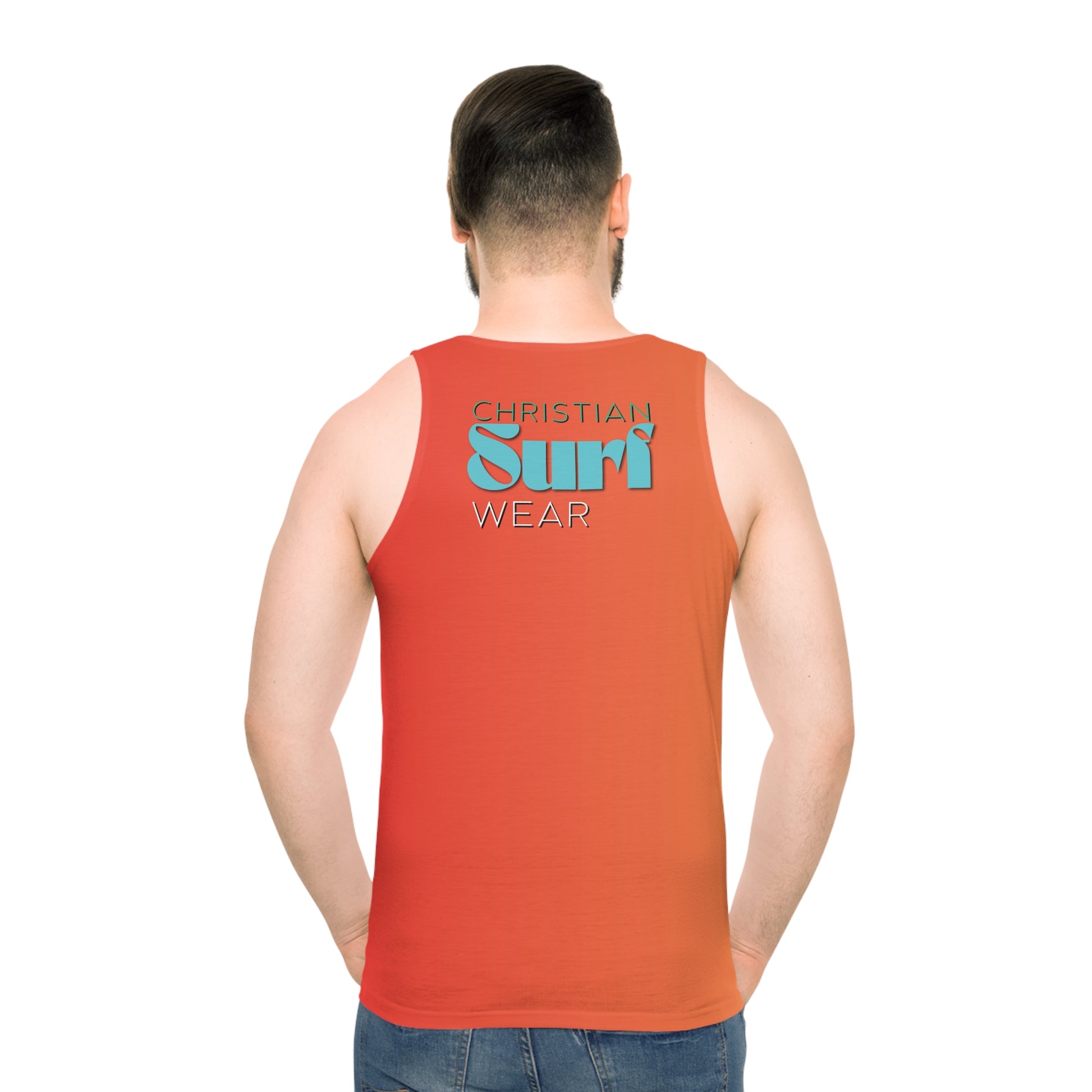 Christian Surf Wear Florida Tuna Fishing Unisex Tank Top, Summer Apparel, Fishing Gear, Beach Wear, Gift for Fishermen, Outdoor Adventures