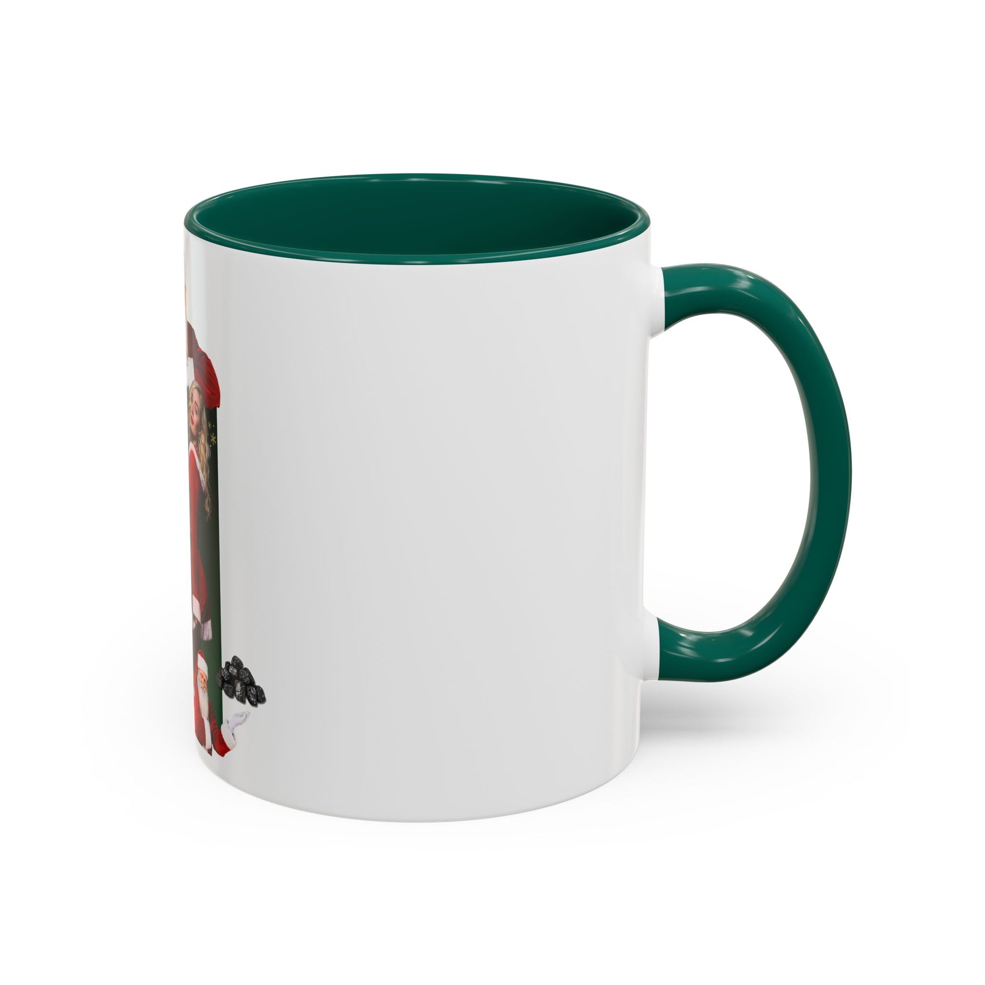 Christmas Santa & Sexy Mrs. Claus Coffee Mug (11oz/15oz) - 'Merry Christmas' Holiday Gift