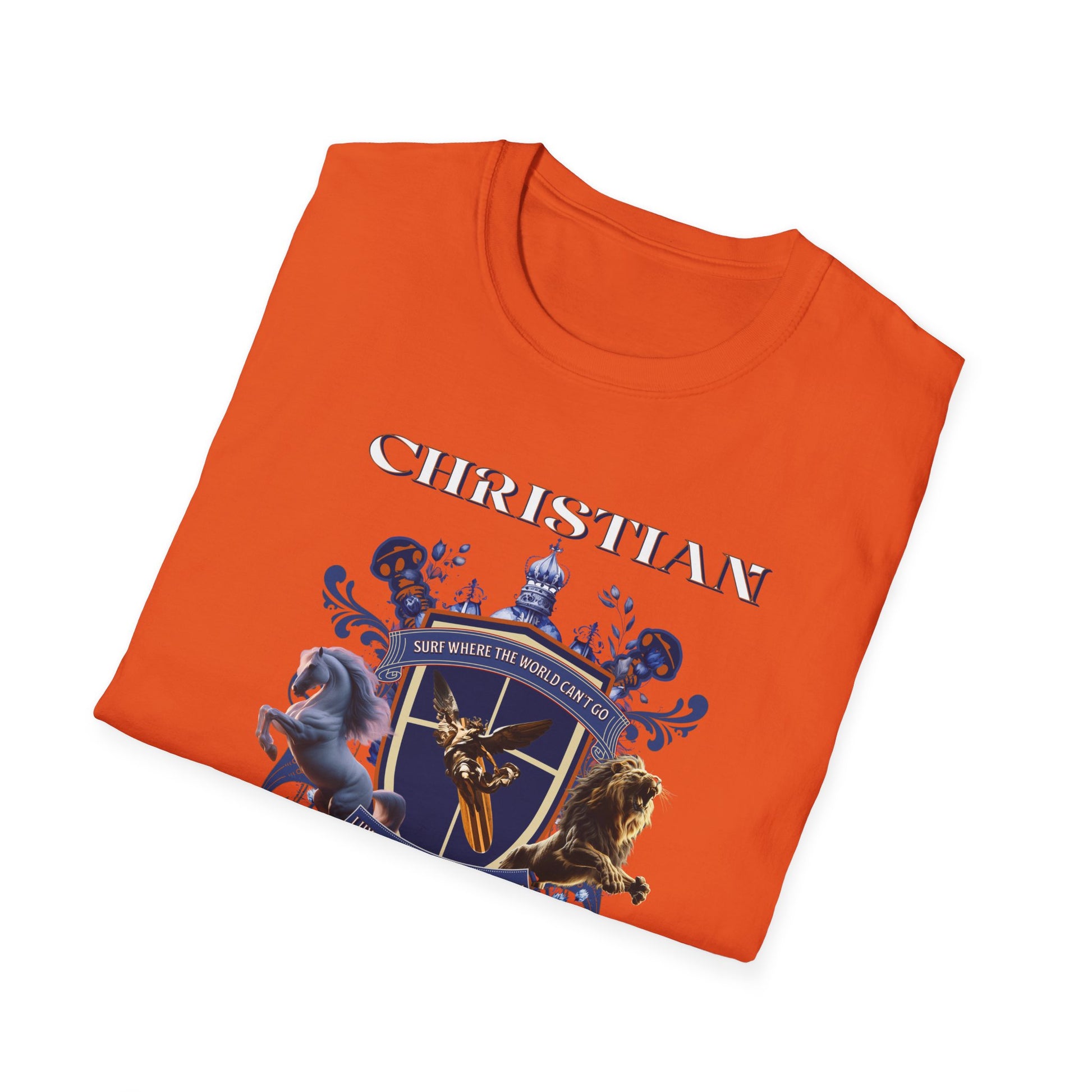 Christian Surf Wear Graphic Royalty T-Shirt, Unisex Summer Tee, Beach Apparel, Gift for Surfers, Casual Graphic Tee, Cool Vacation Clothing
