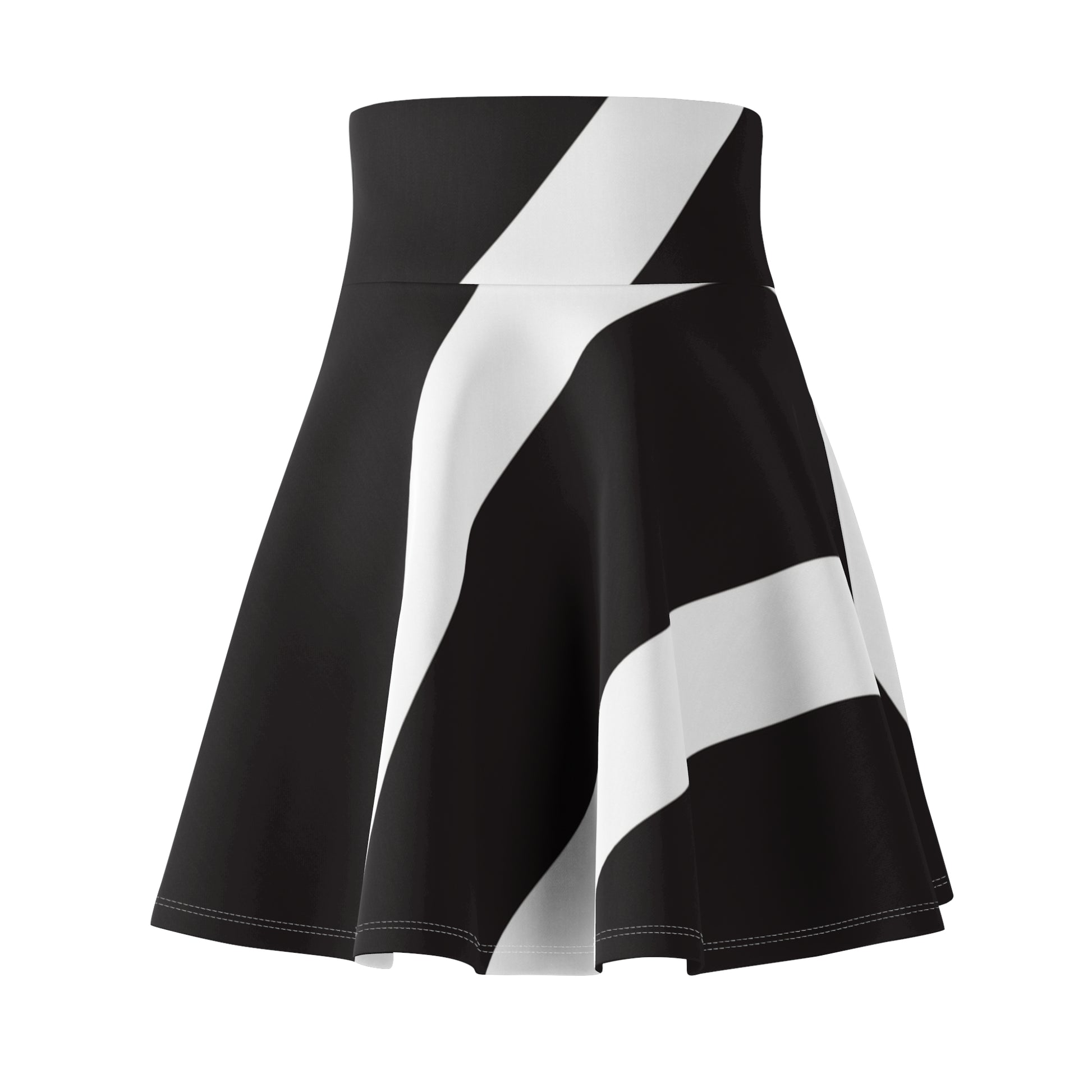 Christian Surf Wear Typography CSW Chic Women's Skater Skirt, Perfect for Casual Outings, Parties, Festivals, Date Nights, Trendy Summer Fashion