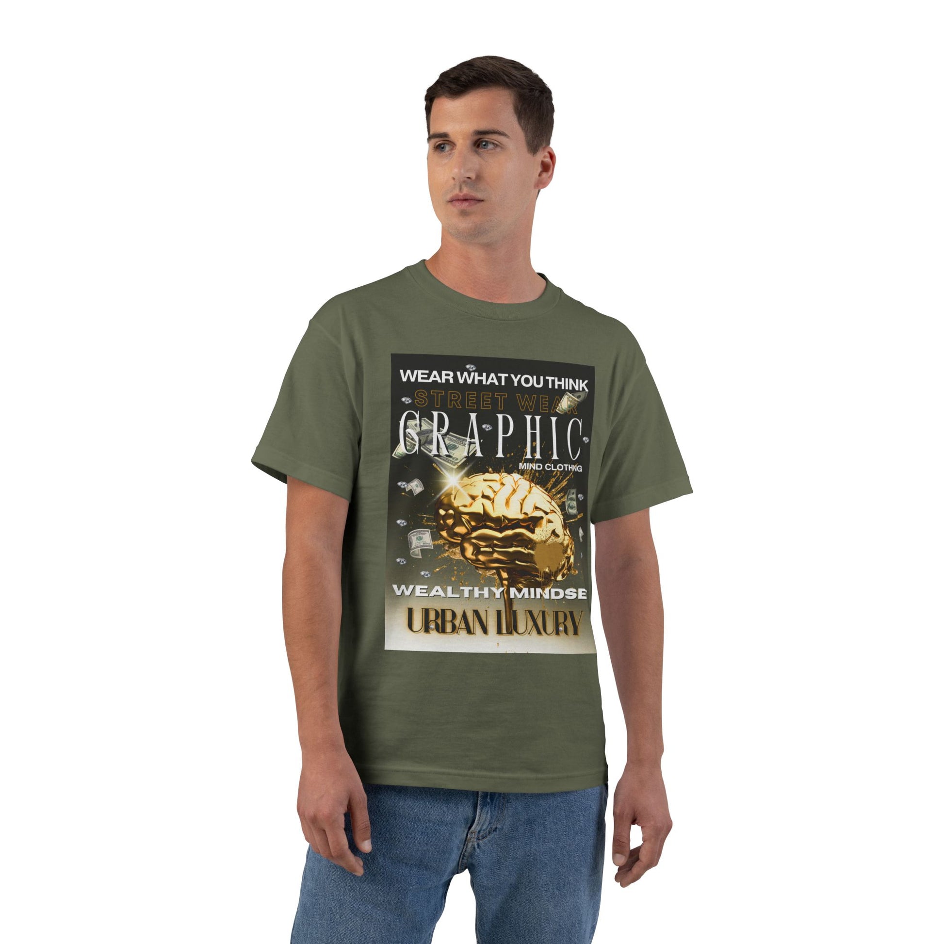 Urban Luxury Graphic Mind Clothing Tee | Wealthy Mindset Short-Sleeve T-Shirt for Trendsetters, Fashion Statement, Street Style, Gift for [...]