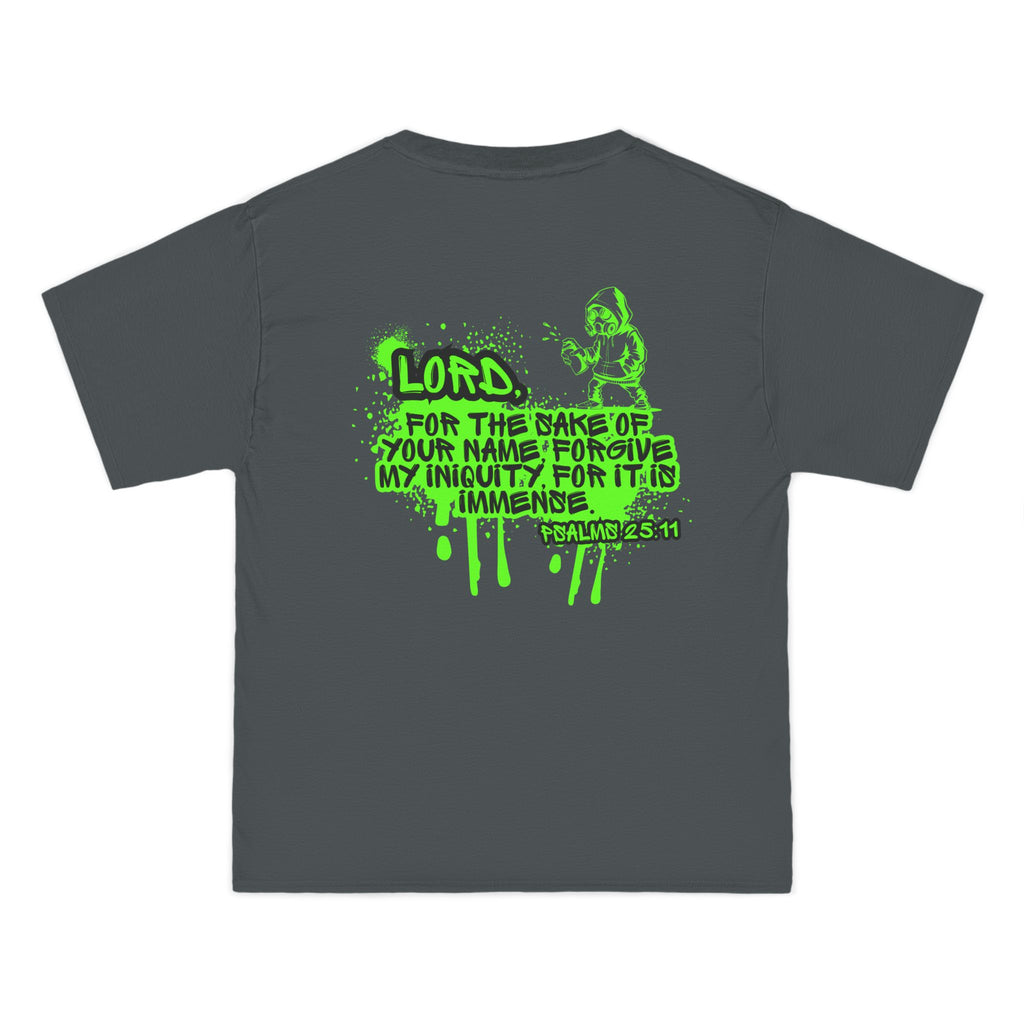 Graphic Mind Clothing Urban Luxury T-Shirt Lord forgive my Iniquity for it is immense| with Inspirational Quote, Streetwear, Urban Style,