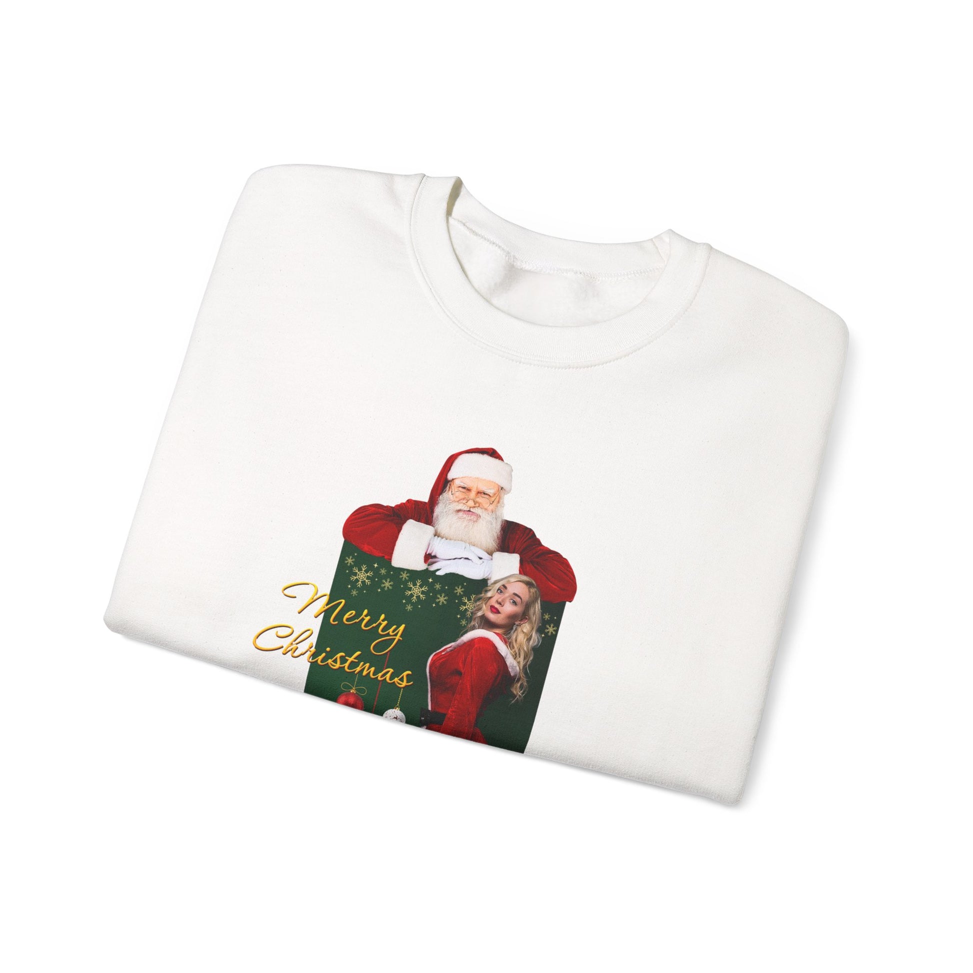 Mr. and Mrs. Claus Vintage Christmas Crewneck Sweatshirt