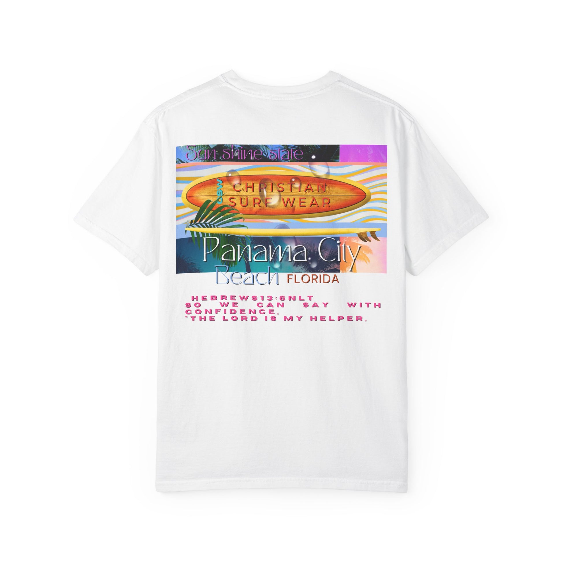 Protected Lamb Vintage Beach Vibe Unisex T-shirt - Christian Surf Wear Panama City Beach Design