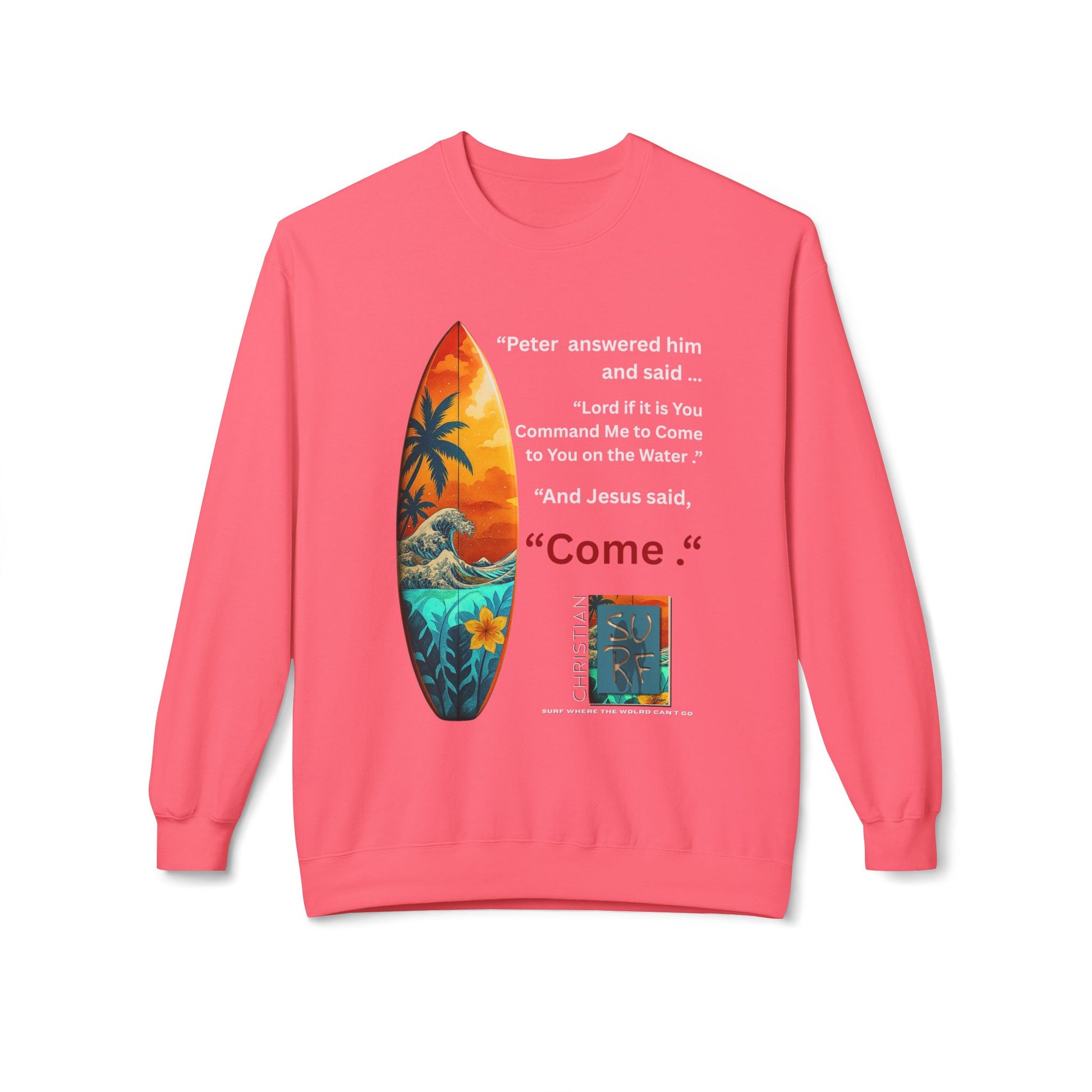 Christian Surf Wear Sweatshirt | Move by Faith Street Edition