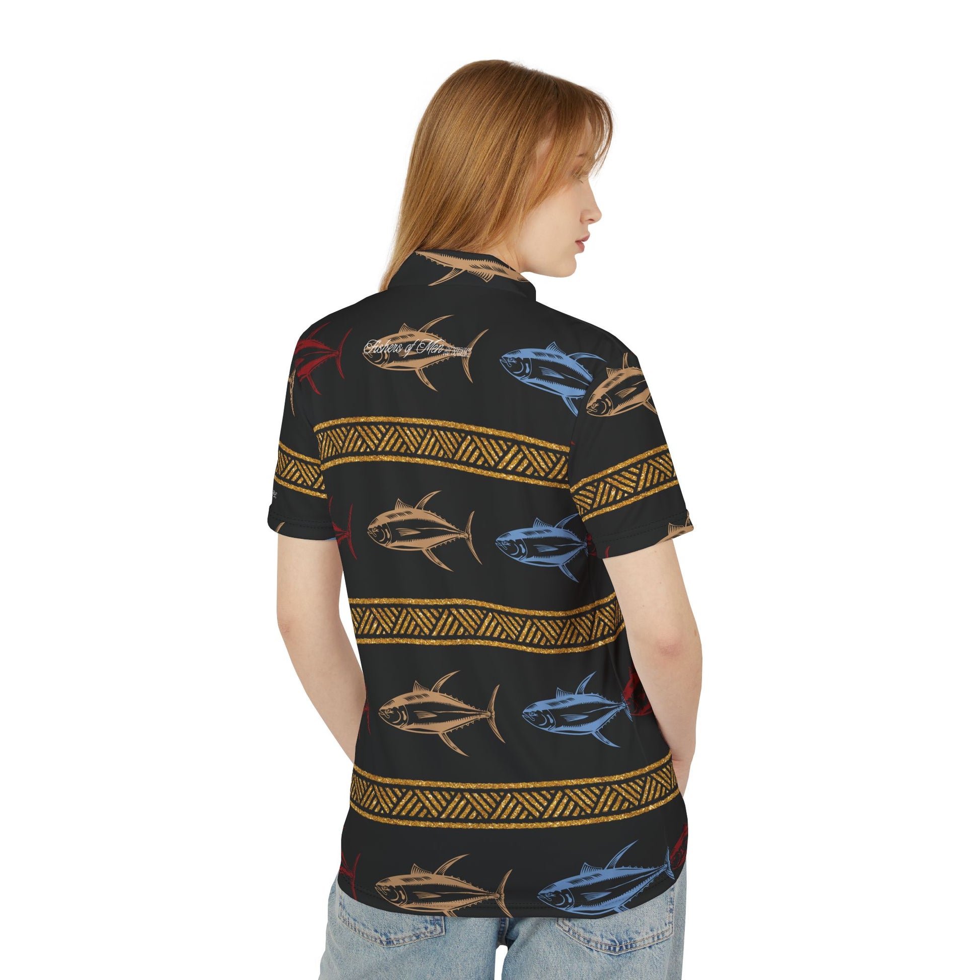 Christian Surf Wear Fishers of Men Fishing Shirt Unisex Polo Shirt
