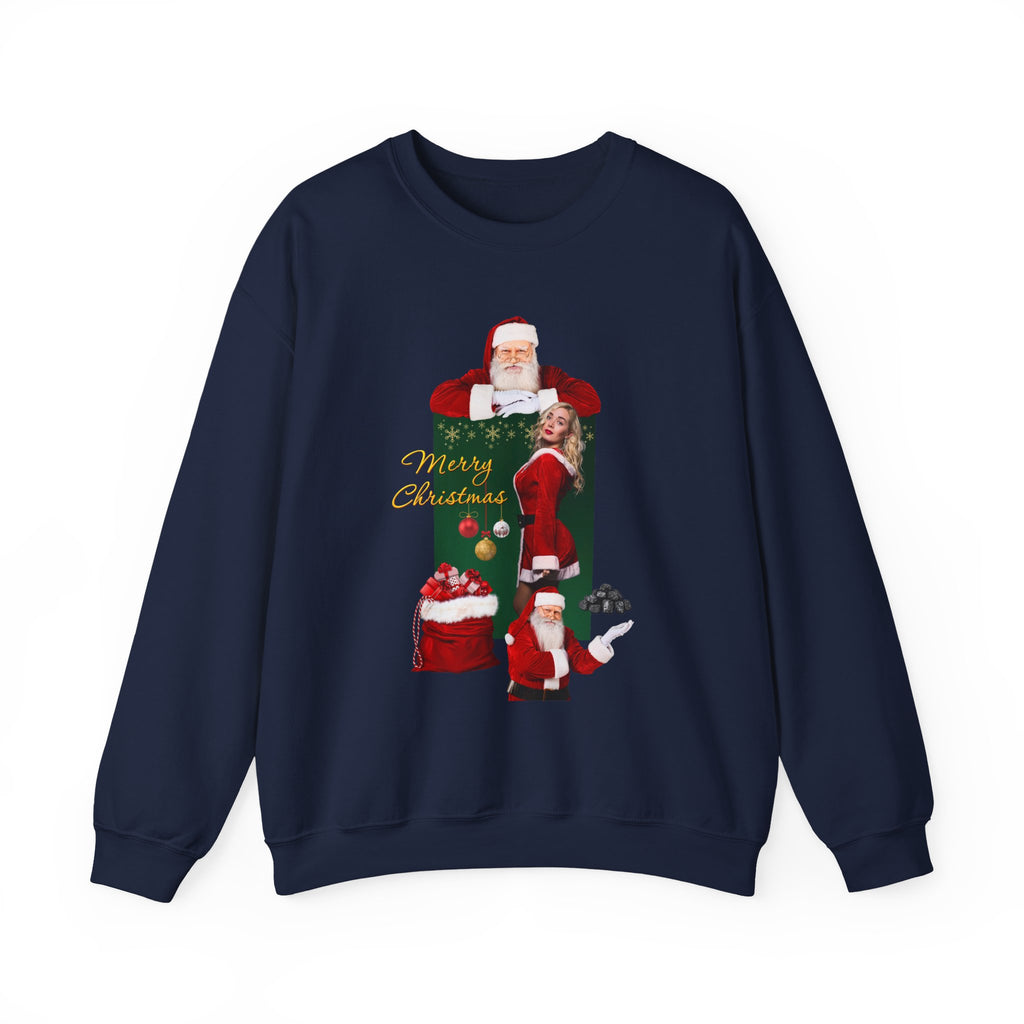 Mr. and Mrs. Claus Vintage Christmas Crewneck Sweatshirt