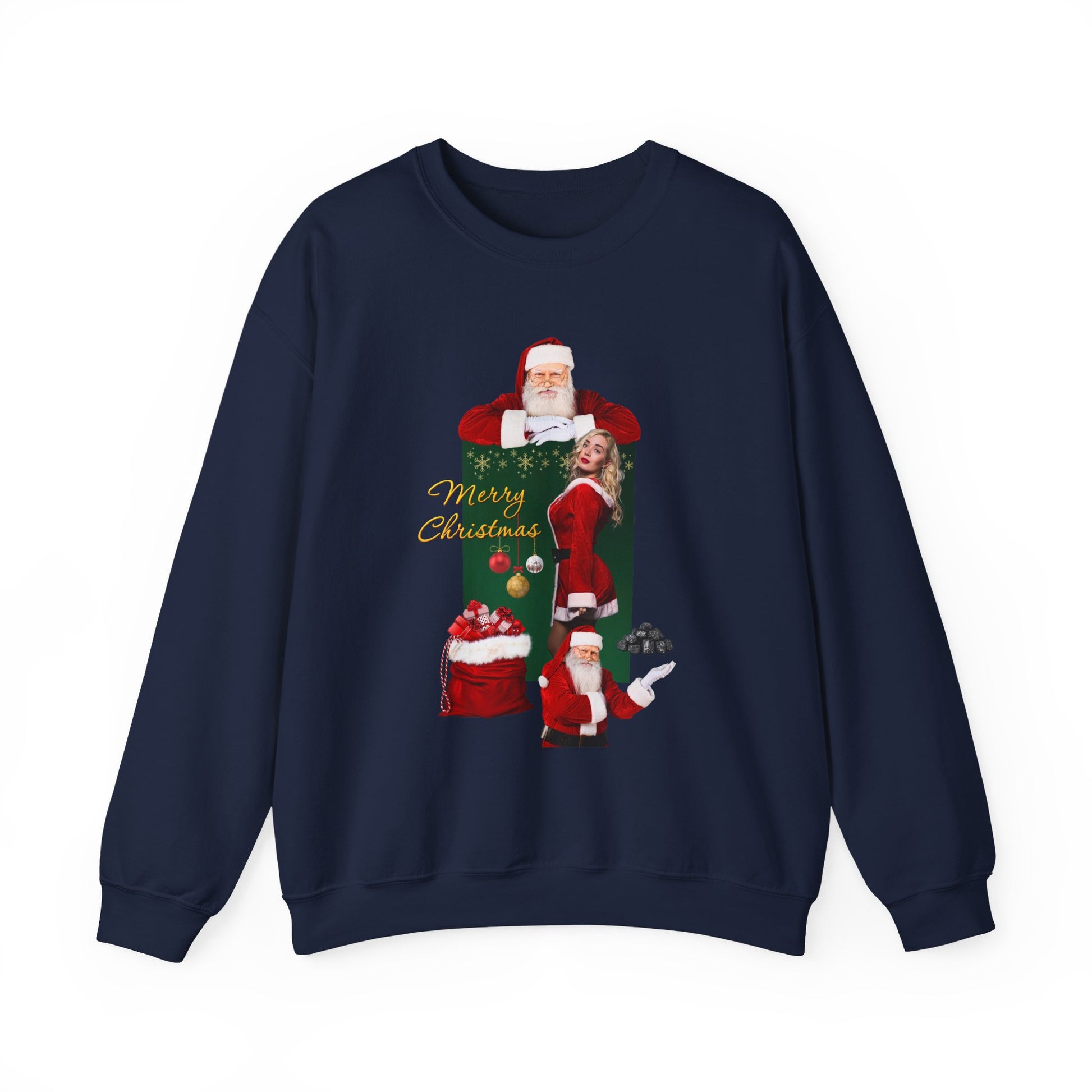 Mr. and Mrs. Claus Vintage Christmas Crewneck Sweatshirt