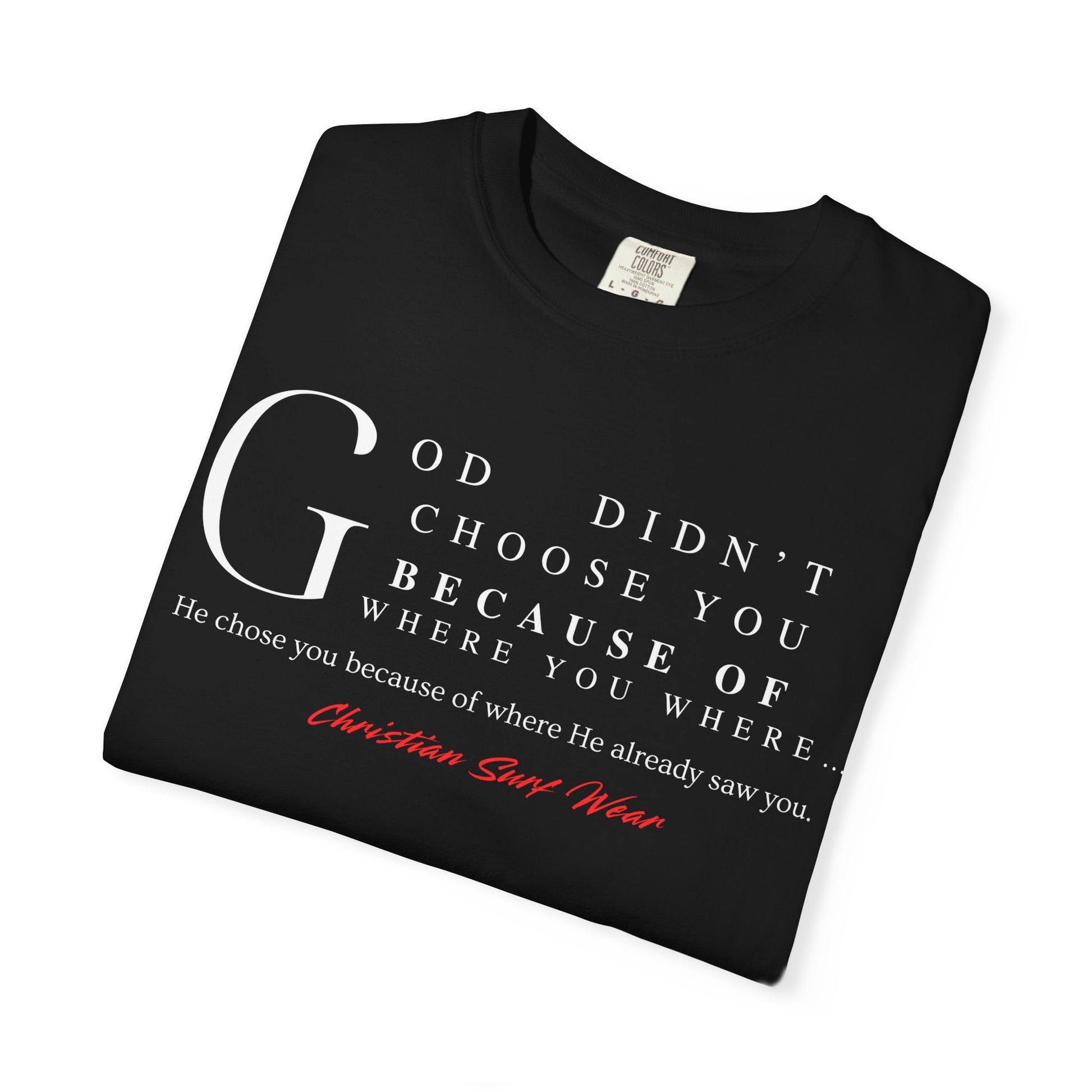 “Already Chosen” | Prophetic Surf Tee by Christian Surf Wear