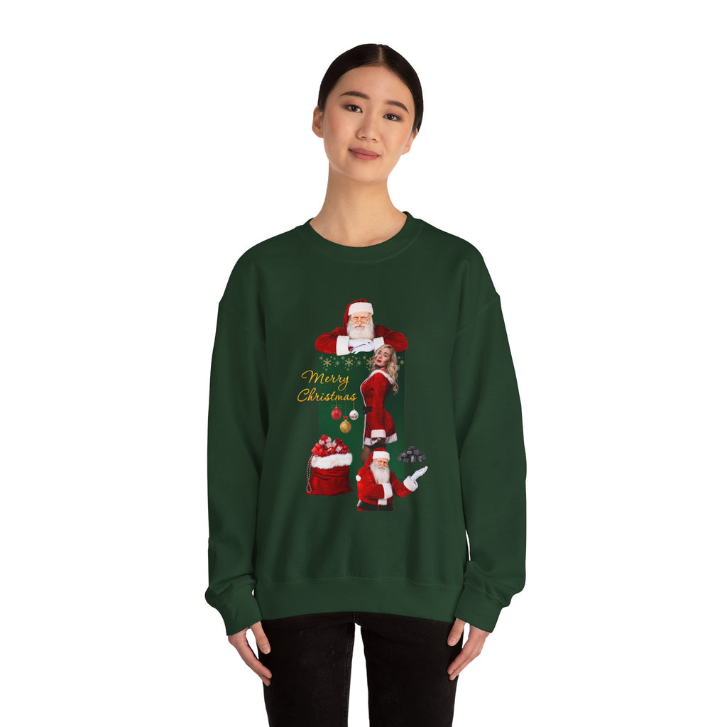 Mr. and Mrs. Claus Vintage Christmas Crewneck Sweatshirt