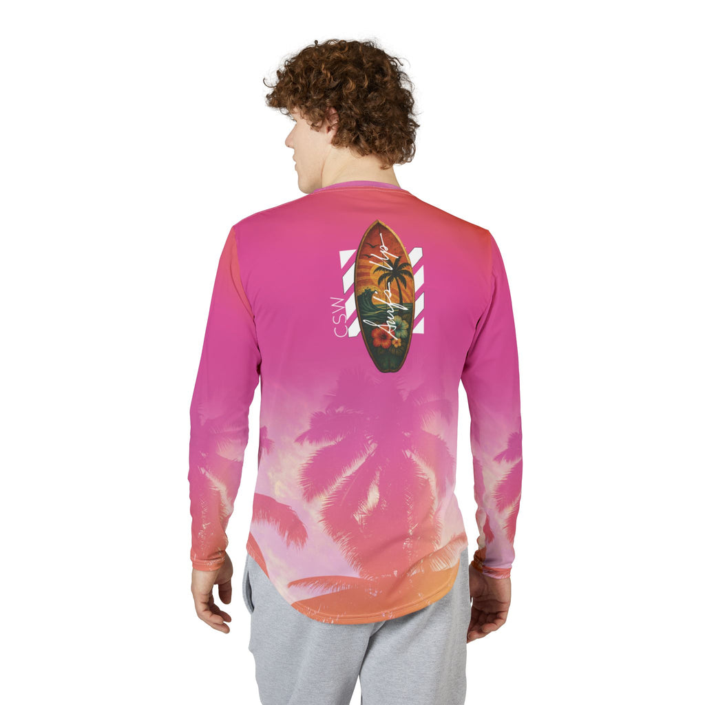Christian Surf Wear Men's UV Protection Surf Long Sleeve Shirt