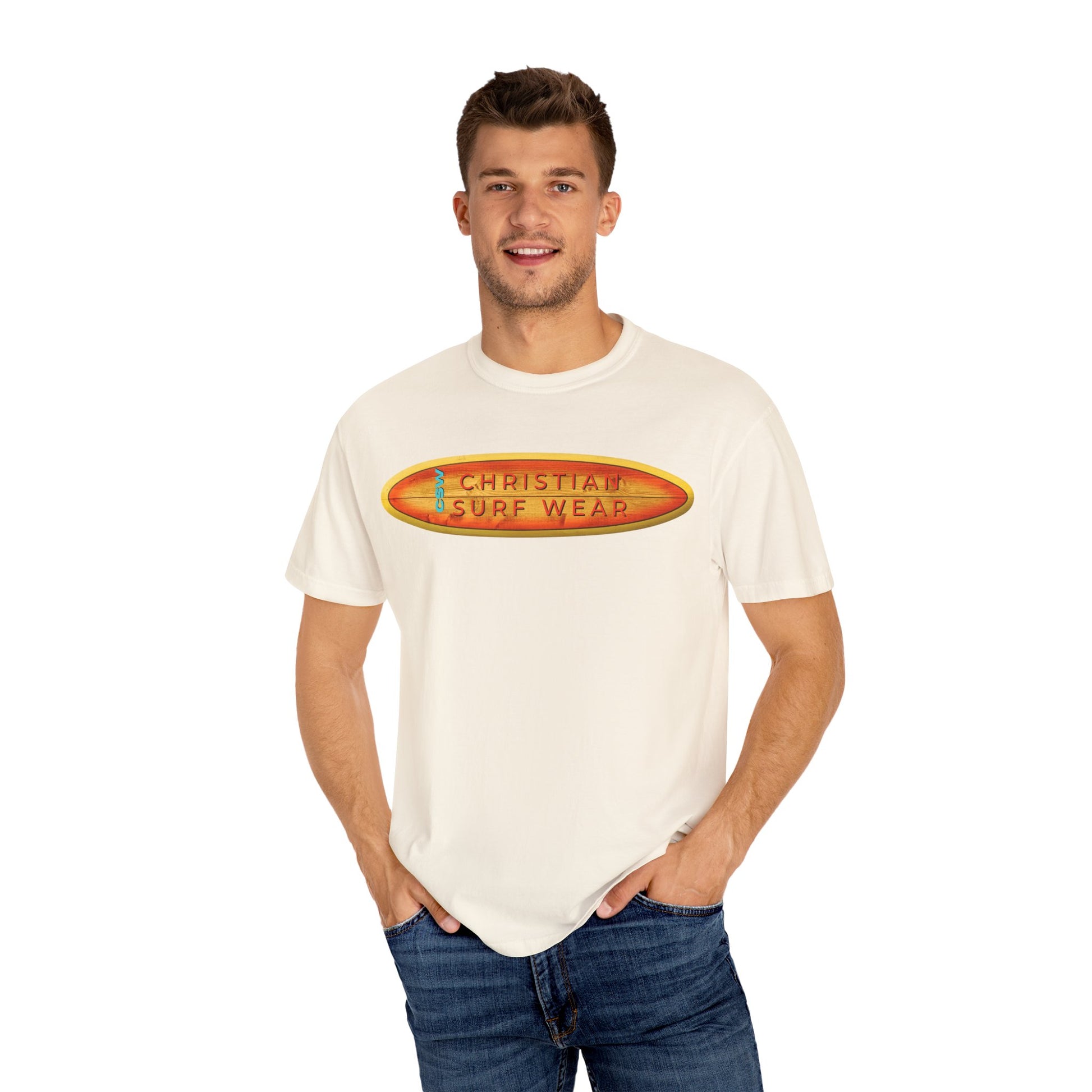 Protected Lamb Vintage Beach Vibe Unisex T-shirt - Christian Surf Wear Panama City Beach Design