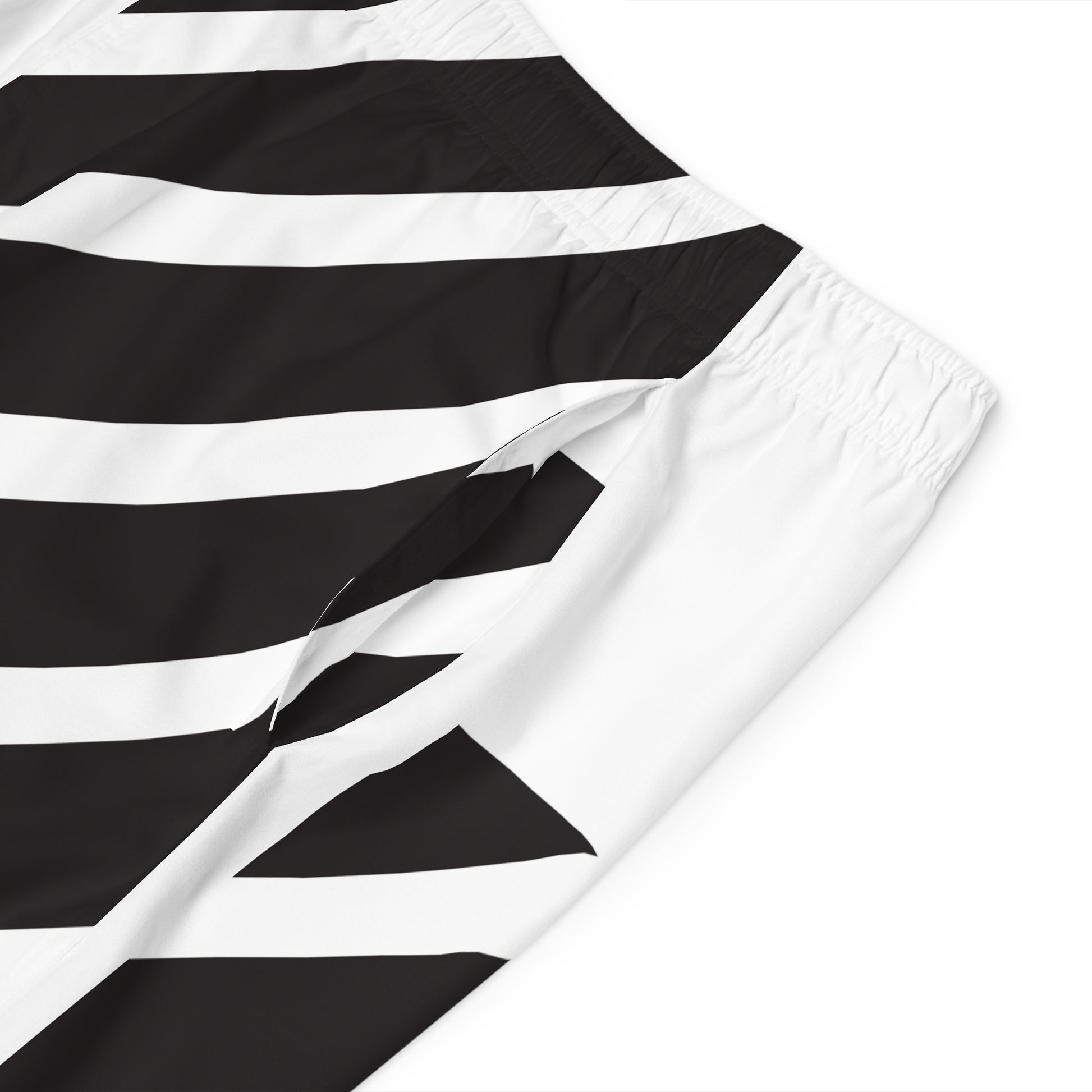 Christian Surf Wear Typography CSW Stylish Men's Board Shorts with Striped Design, Summer Swimwear, Beachwear, Casual Shorts, Vacation Essentials