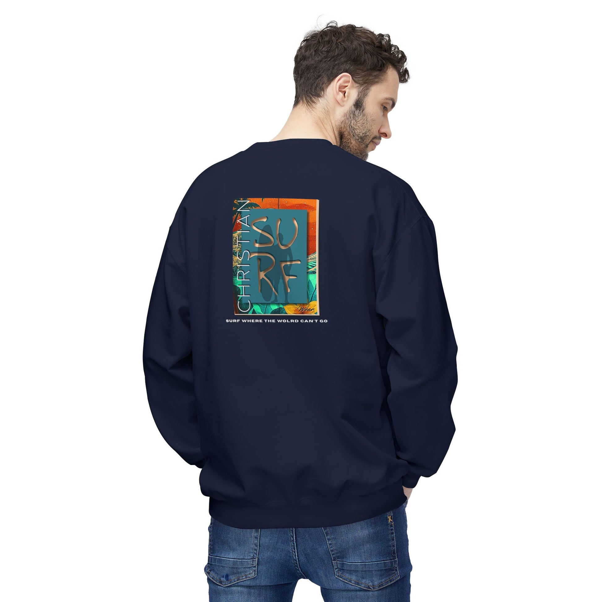 Christian Surf Wear Sweatshirt | Move by Faith Street Edition