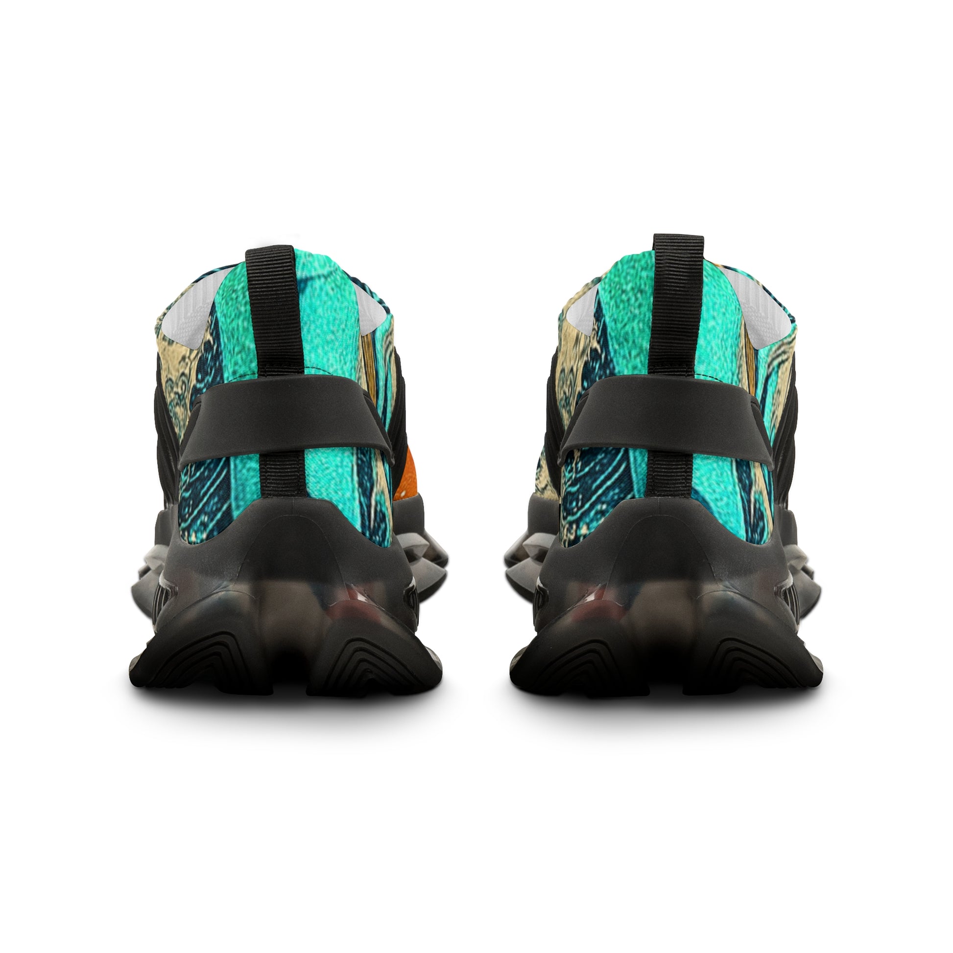 Men's Sneakers - Fire Orange HERITAGE™ Mantle of Love  of Christian Surf Wear- tread on a demon neck , Go after Souls in comfort
