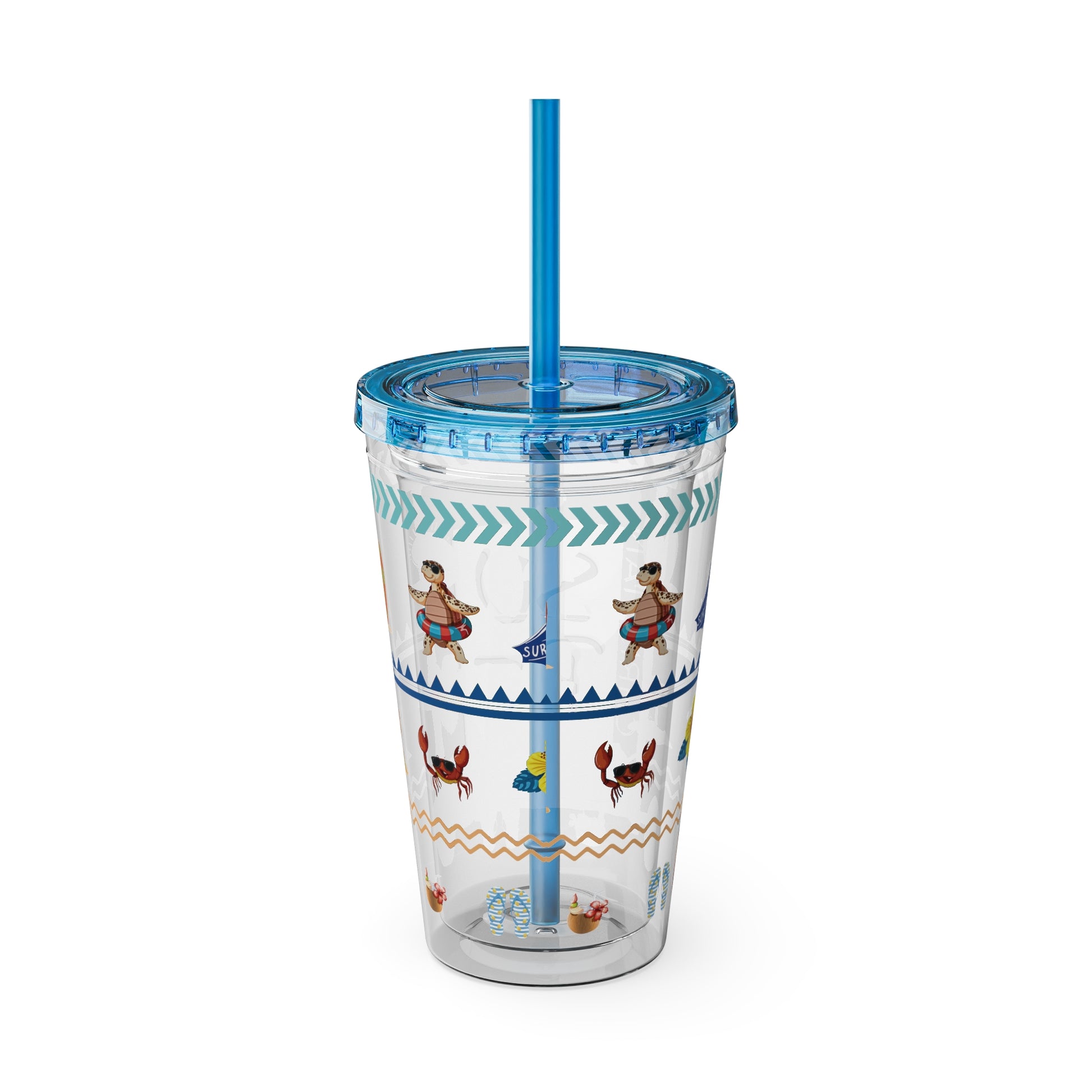 Sunsplash Surf Tumbler, Colorful 16oz Insulated Travel Cup, Summer Beach Mood, Perfect Gift for Surfers, Vacations, Outdoor [...]