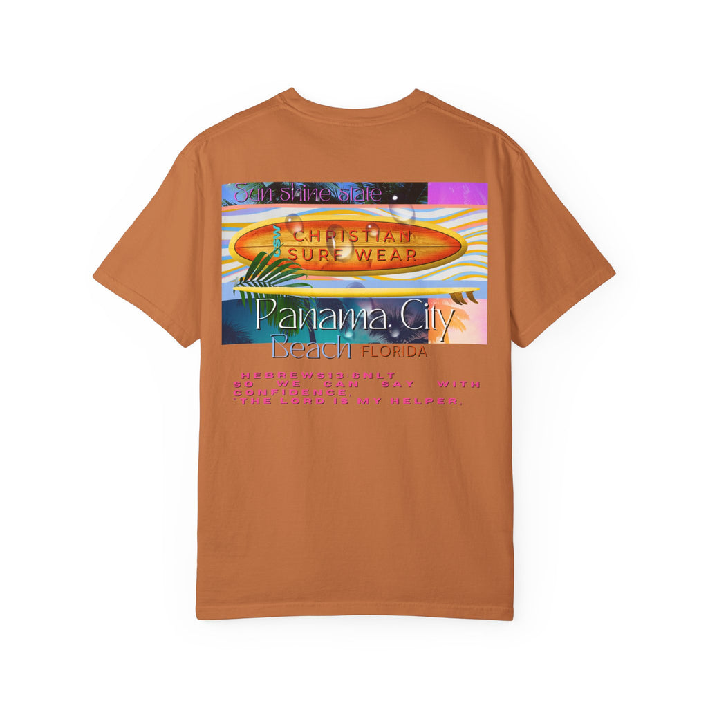 Protected Lamb Vintage Beach Vibe Unisex T-shirt - Christian Surf Wear Panama City Beach Design