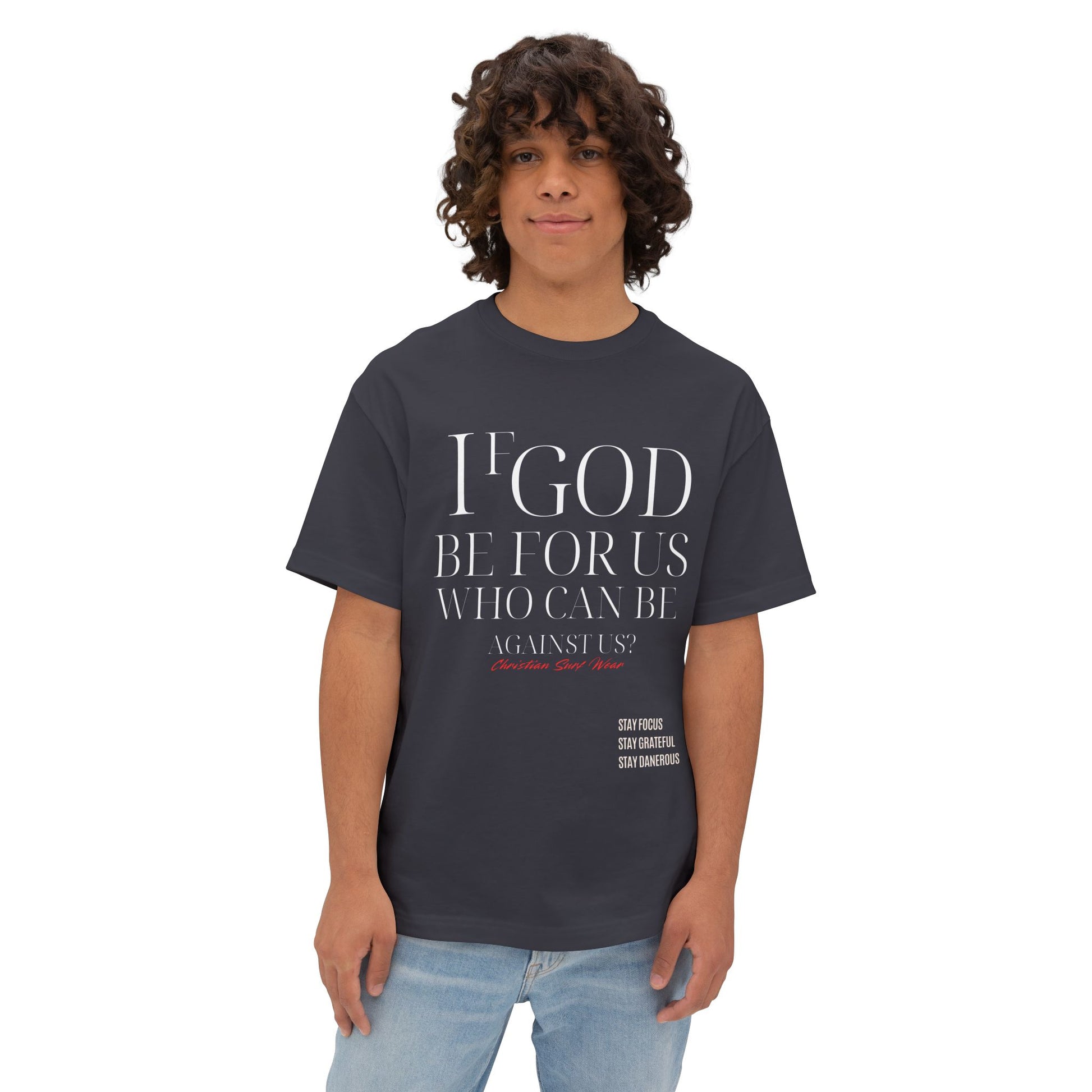 Unisex Oversized CHRISTIAN SURF WEAR™ “The Anthem of Praise Tee” “If God be for us, who can be against us?” Inspirational Oversized Top, Casual Christian Wear, Bible Verse Apparel, Unisex [...]
