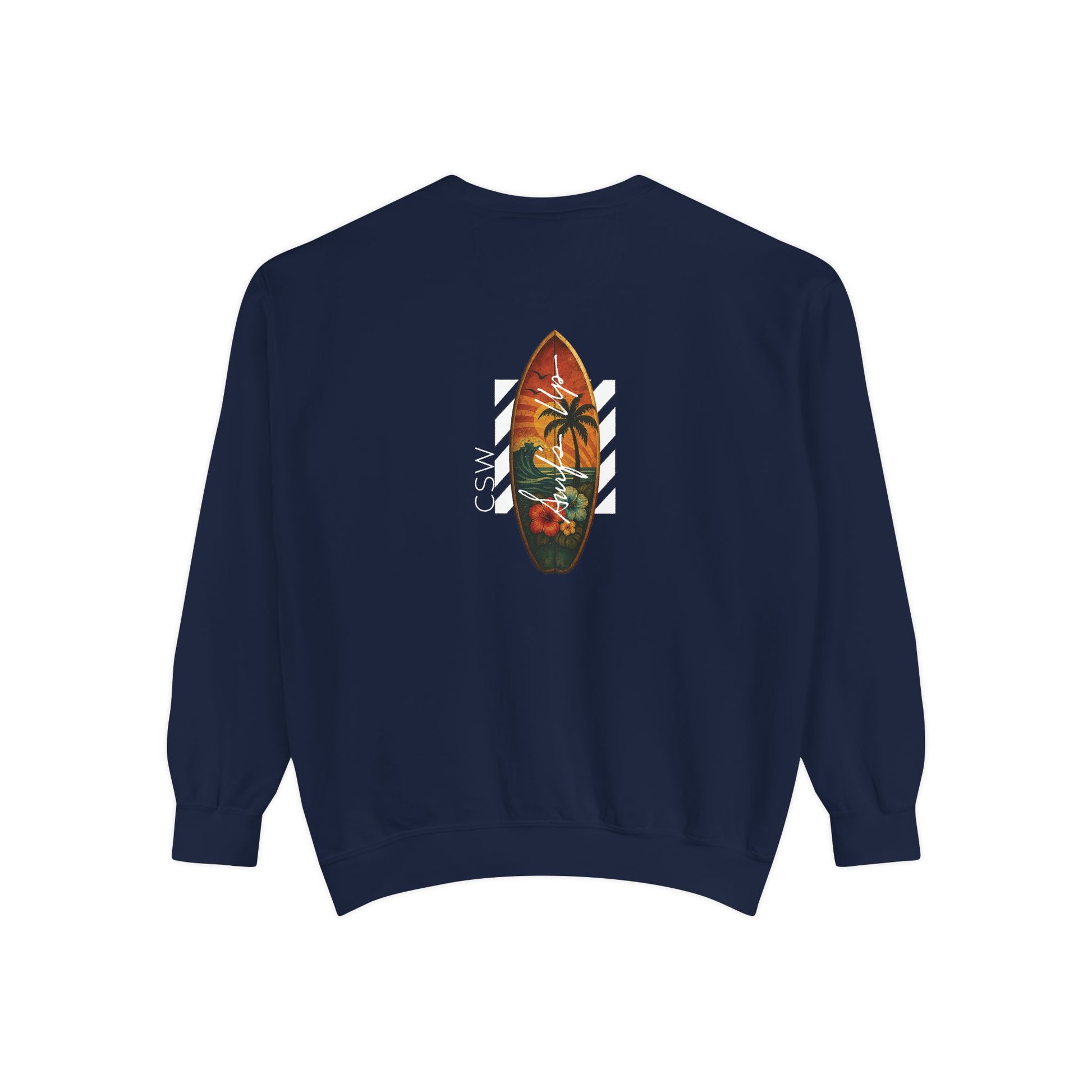 Sunshine Christian Surf Wear Sweatshirt | Unisex Garment-Dyed Pullover for Beach Vibes, Casual Wear, Surfing, Gift for Him/Her, Summer Style