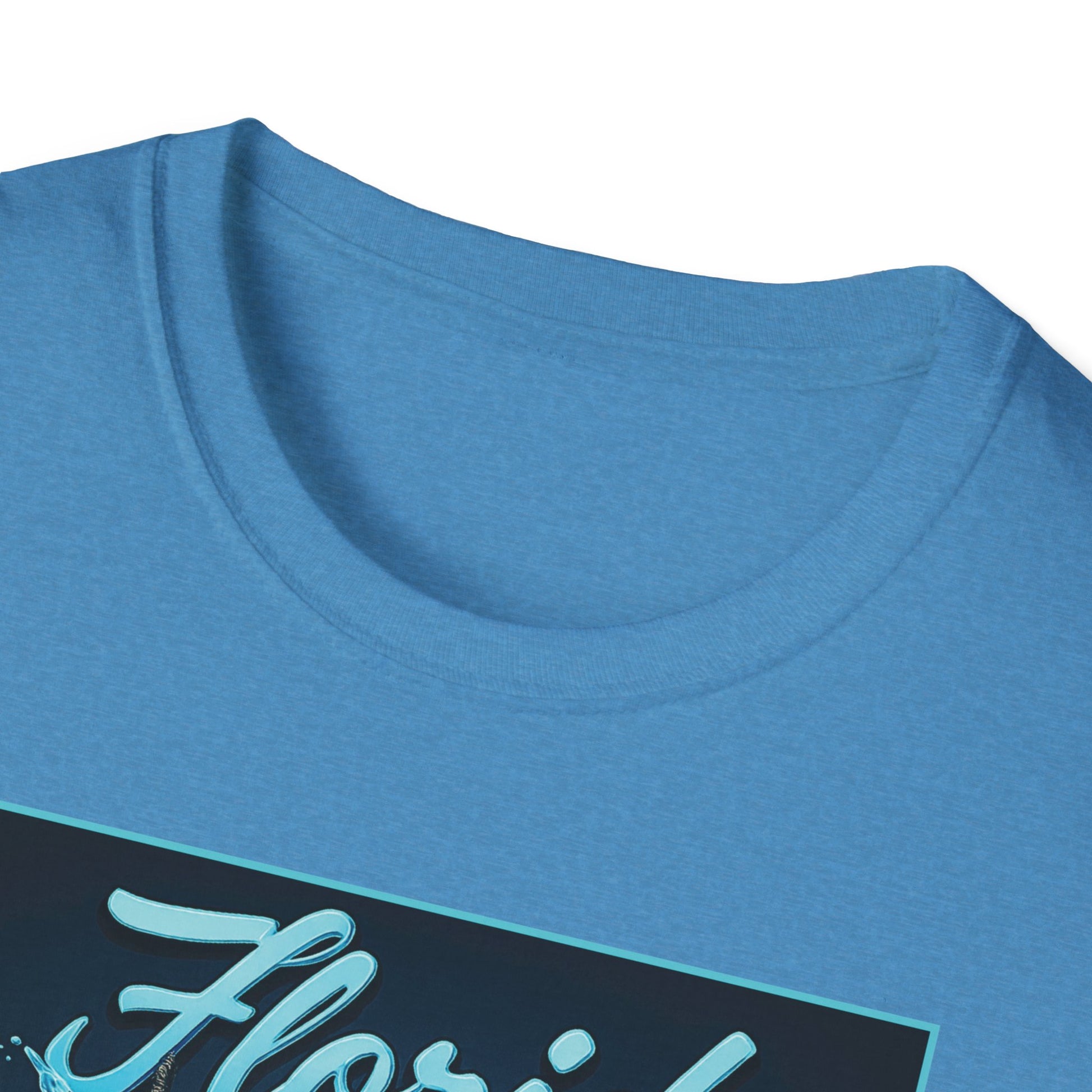 Marlin Graphic Dominion Deep - Unisex Softstyle T-Shirt Florida Marlin Fishing Tee Surfwear | Christian Ocean Apparel, Bold Pursuit Prophetic Vision Divine