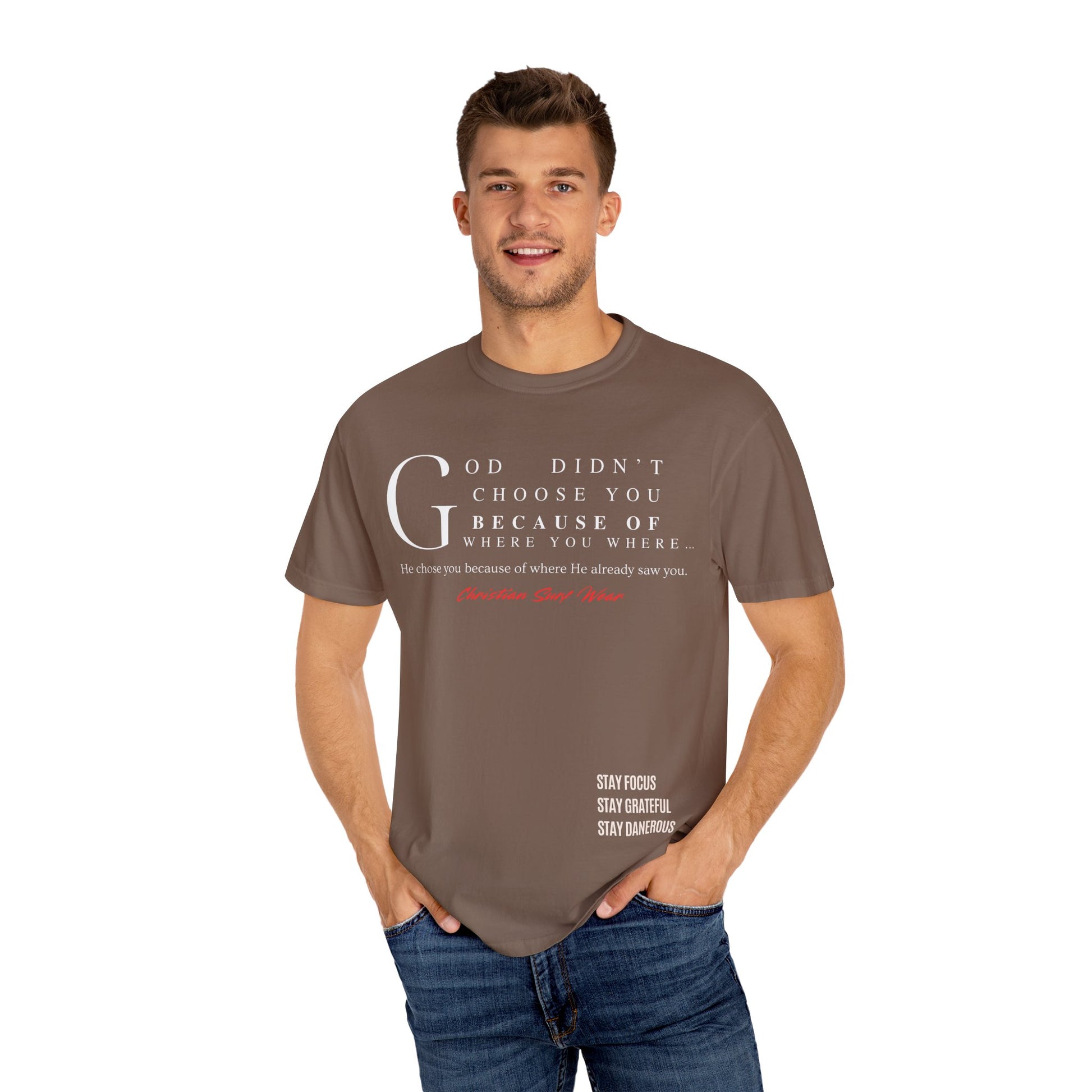 “Already Chosen” | Prophetic Surf Tee by Christian Surf Wear