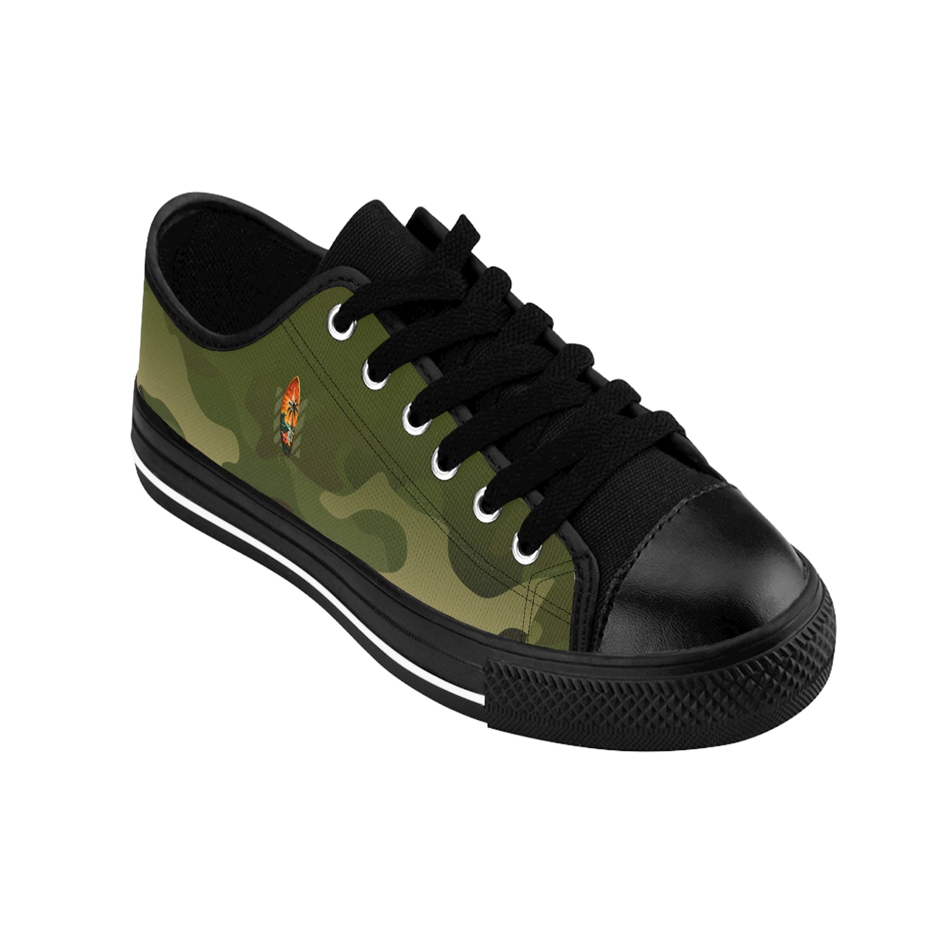 Christian Surf Wear Stylish Men's Camo Sneakers, Casual Footwear, Gifts for Him, Trendy Sneakers for Everyday Wear, Unique Fashion Shoes