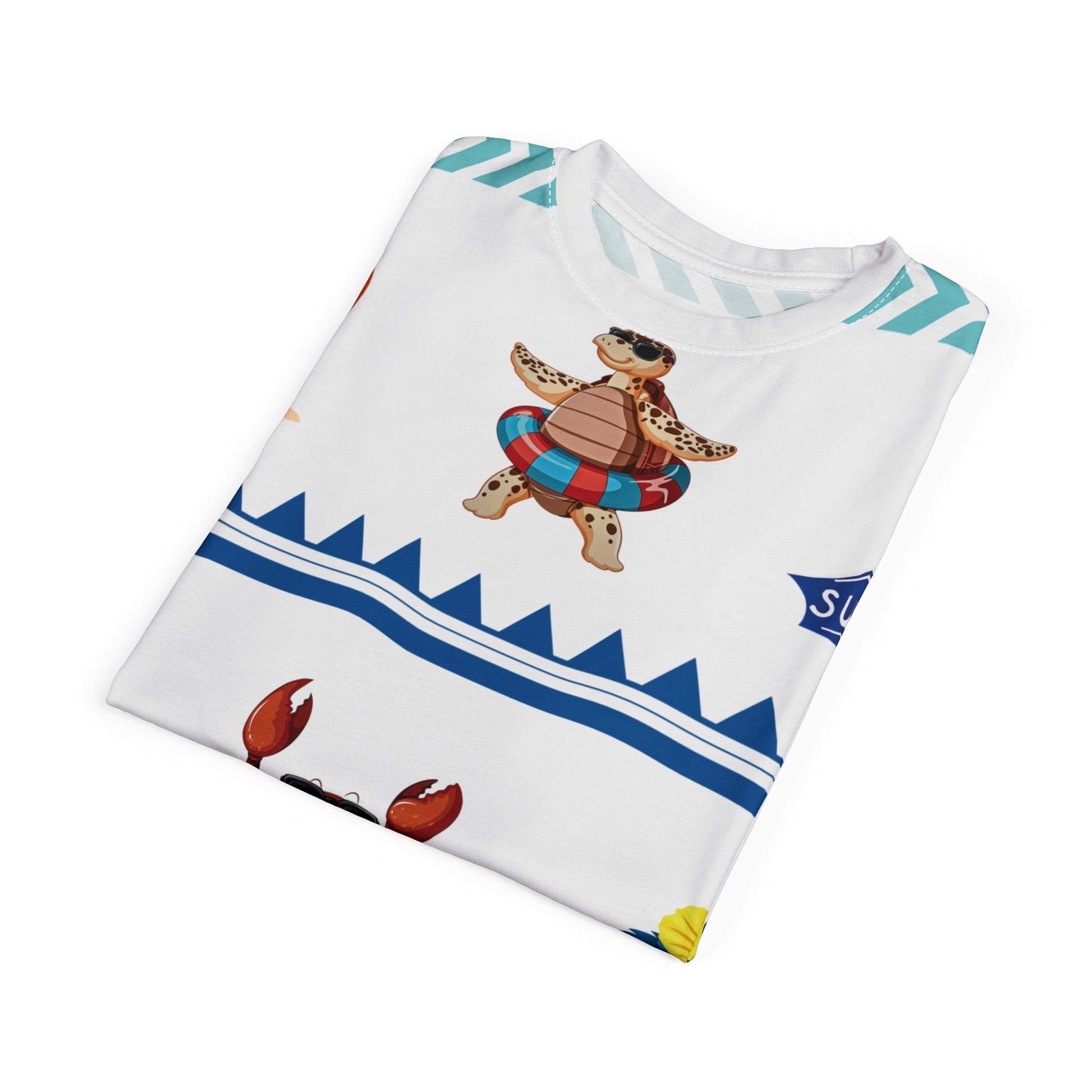 Christian Surf Wear Aloha Surfboard Vibrant Beach Vibe Day Wear Tee - Unisex Tropical Beach T-Shirt