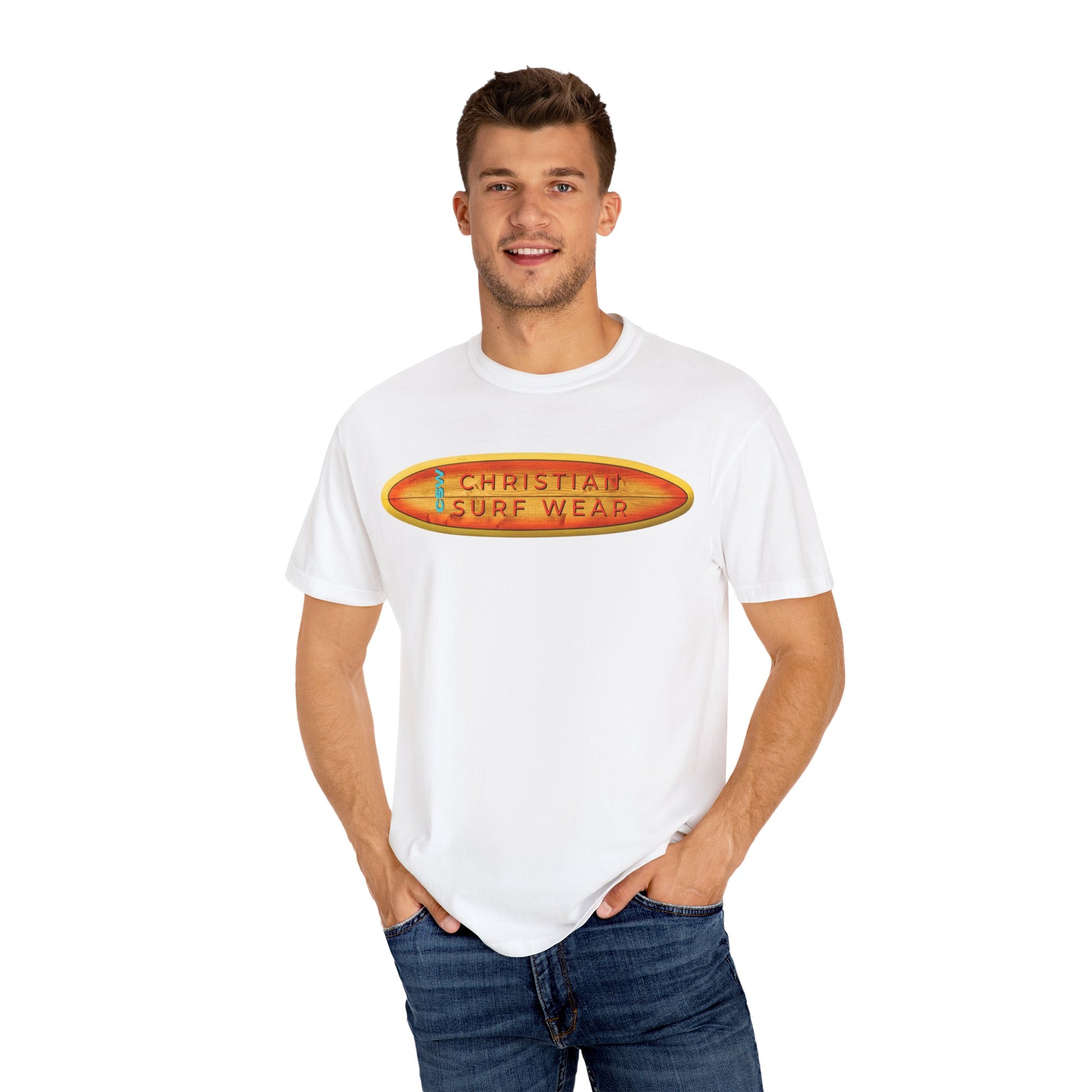 Protected Lamb Vintage Beach Vibe Unisex T-shirt - Christian Surf Wear Panama City Beach Design