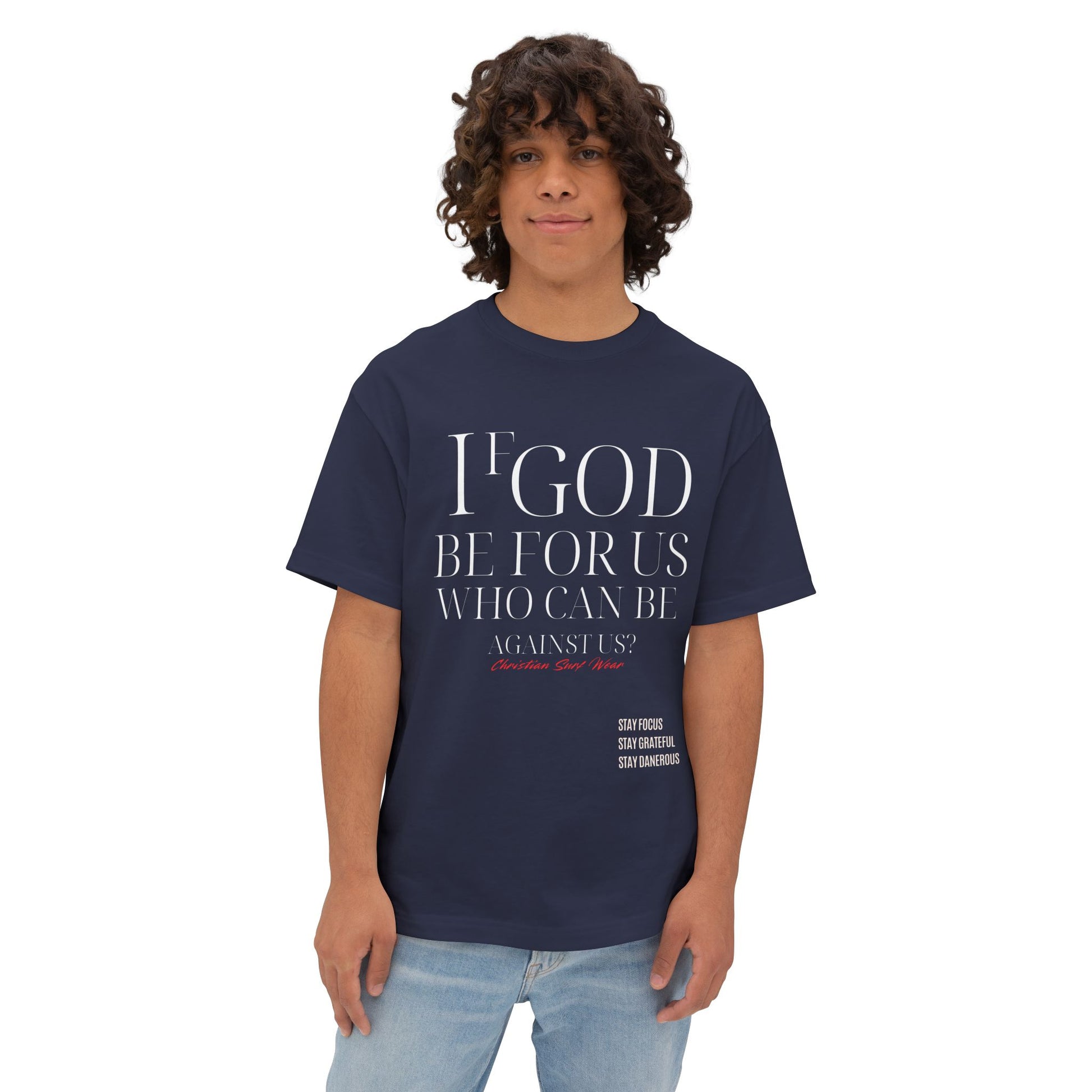Unisex Oversized CHRISTIAN SURF WEAR™ “The Anthem of Praise Tee” “If God be for us, who can be against us?” Inspirational Oversized Top, Casual Christian Wear, Bible Verse Apparel, Unisex [...]